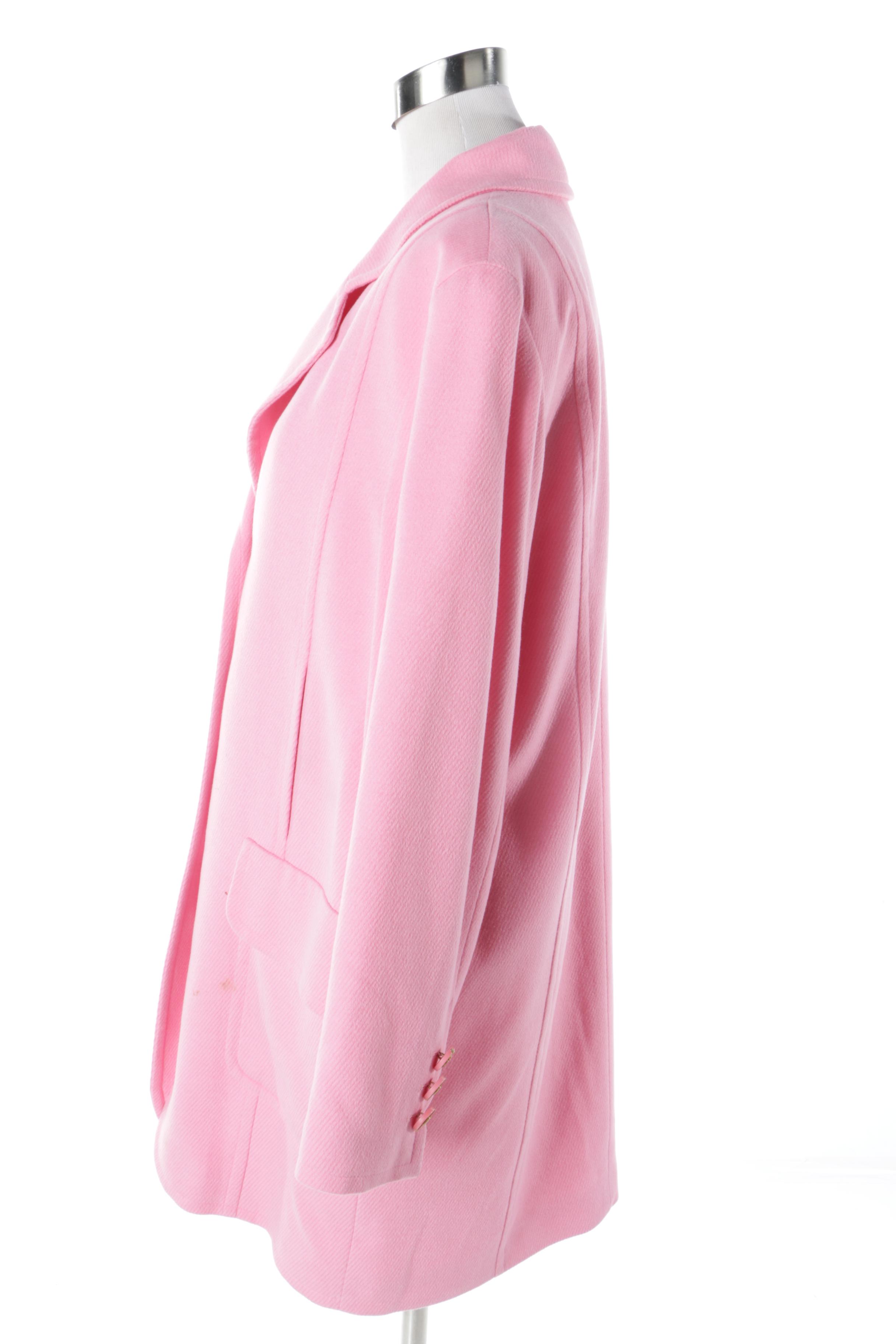 Women's Wool and Wool Blend Coats Including Louis Féraud