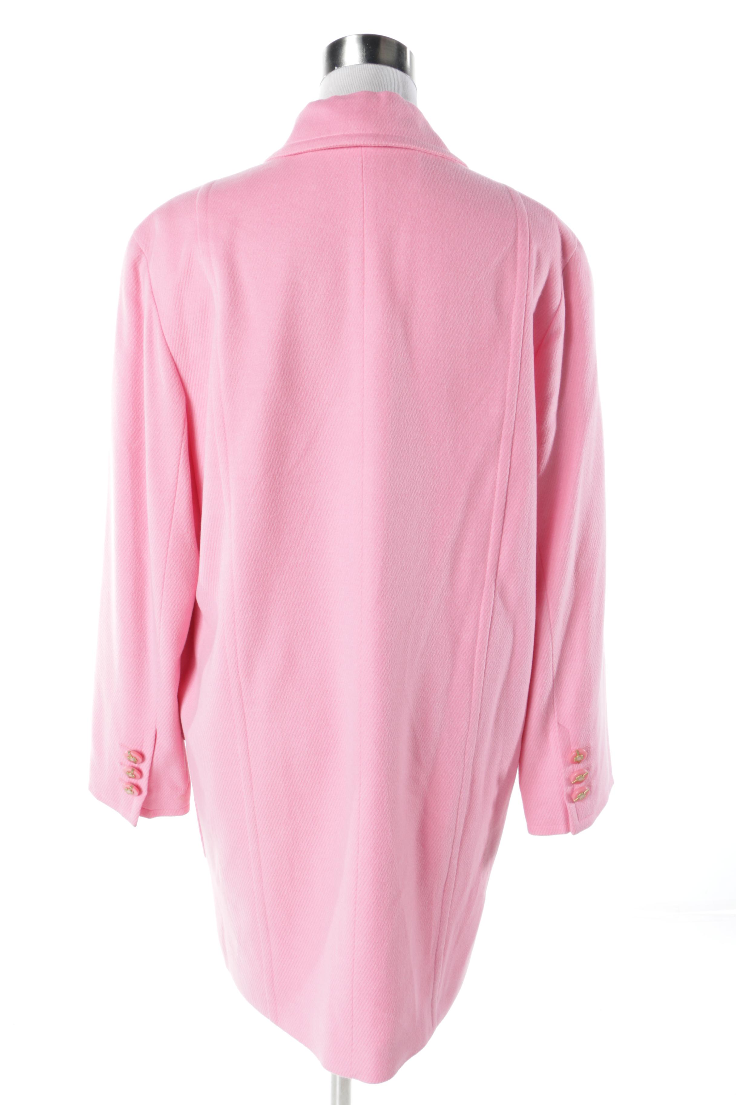 Women's Wool and Wool Blend Coats Including Louis Féraud