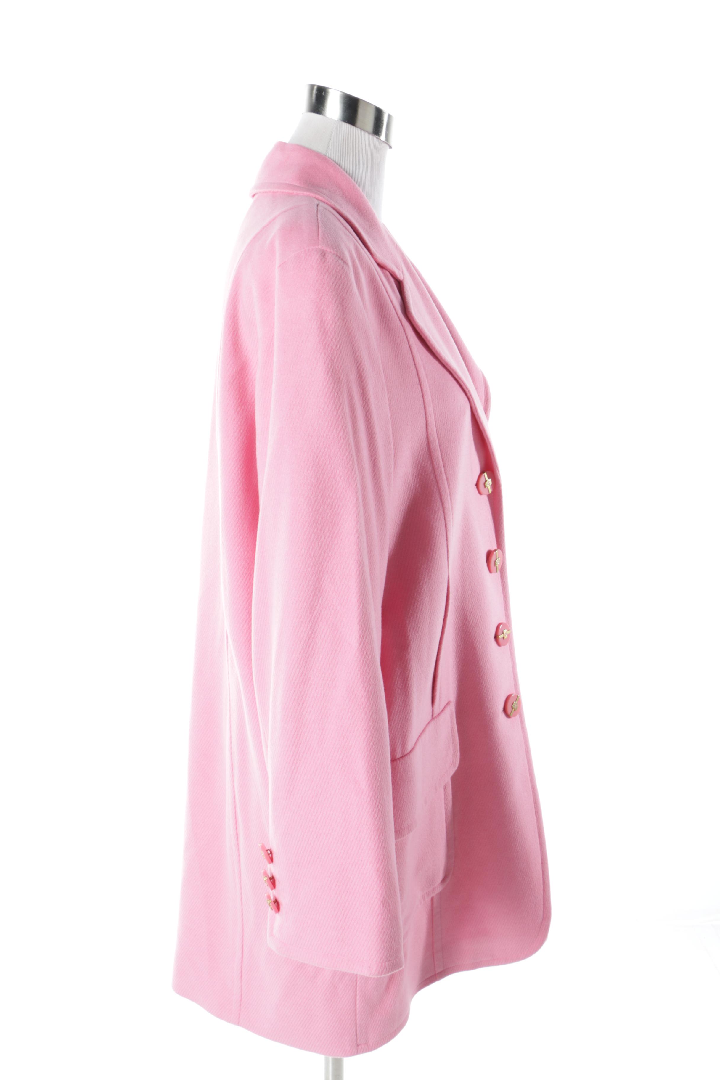 Women's Wool and Wool Blend Coats Including Louis Féraud