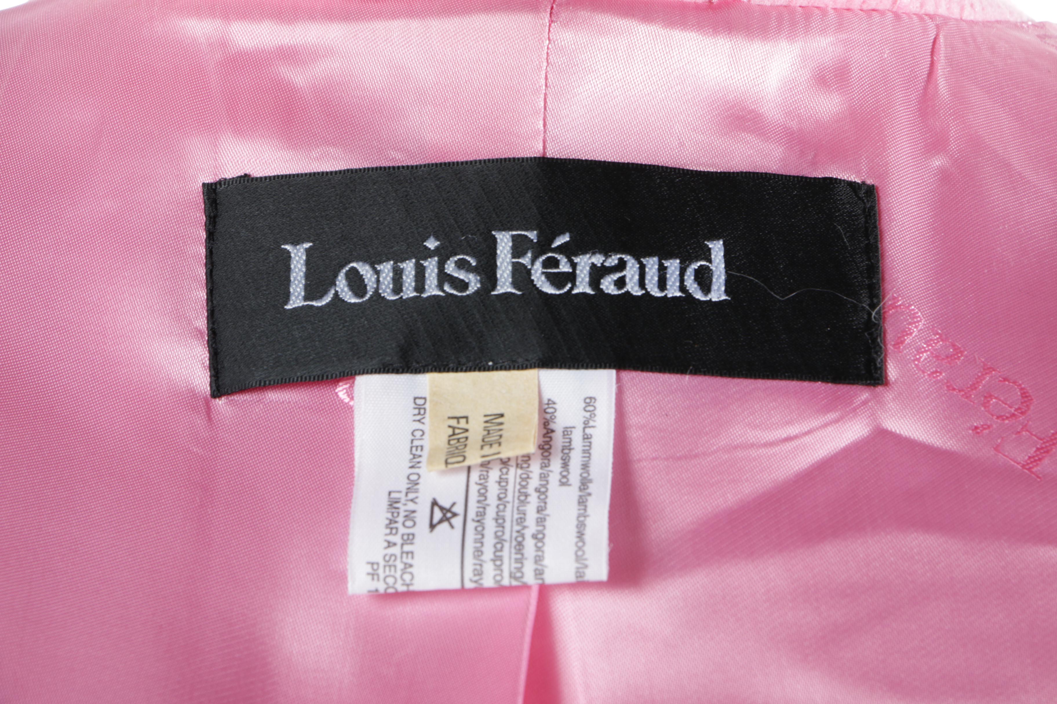 Women's Wool and Wool Blend Coats Including Louis Féraud