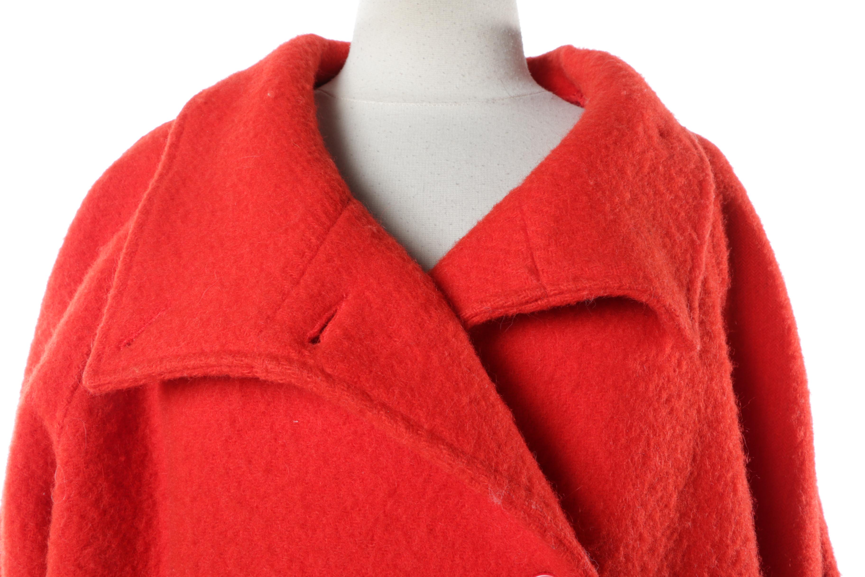 Women's Wool and Wool Blend Coats Including Louis Féraud