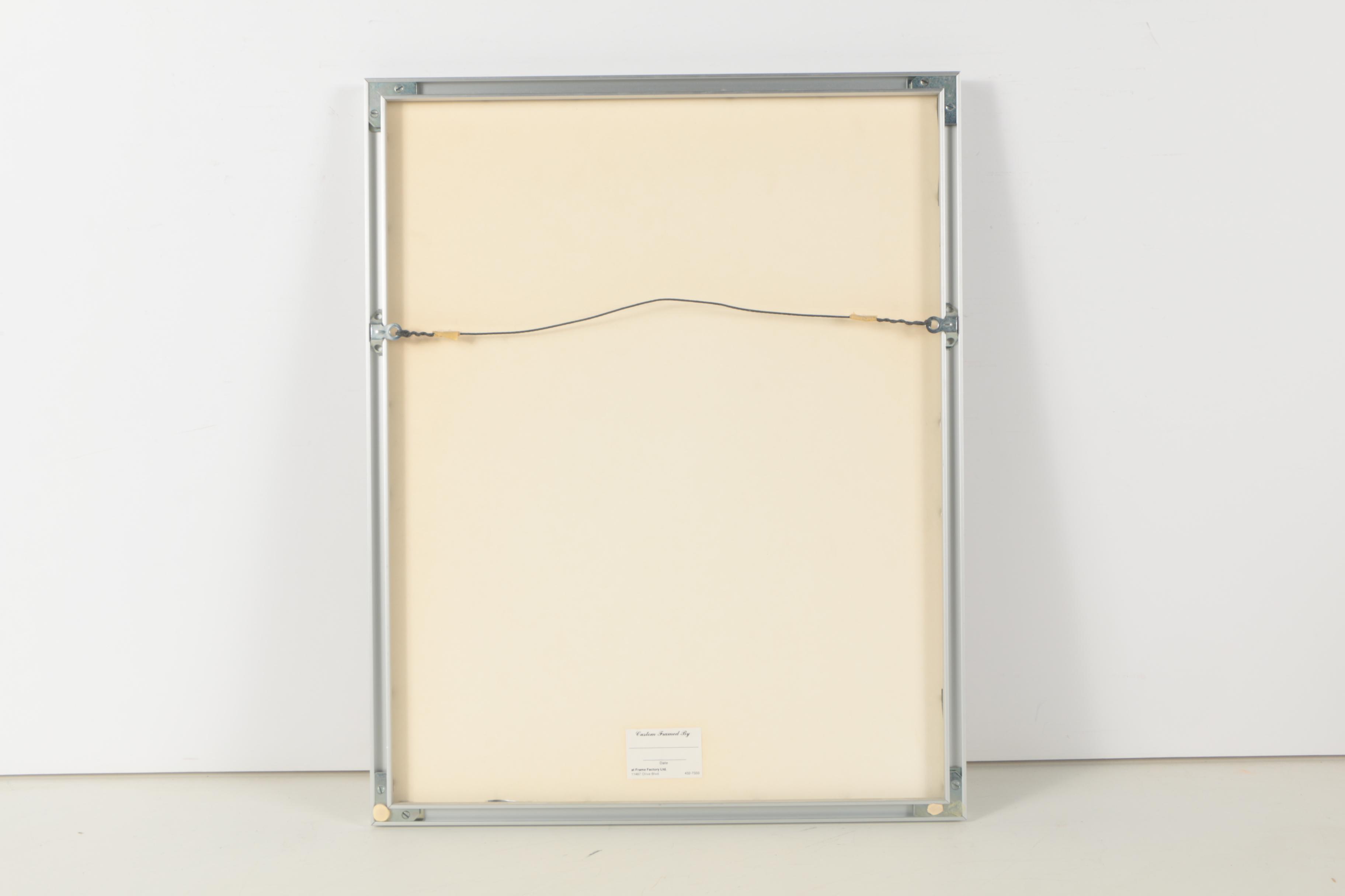 Circa 1990s Offset Lithograph of Abstract Dancing Figures