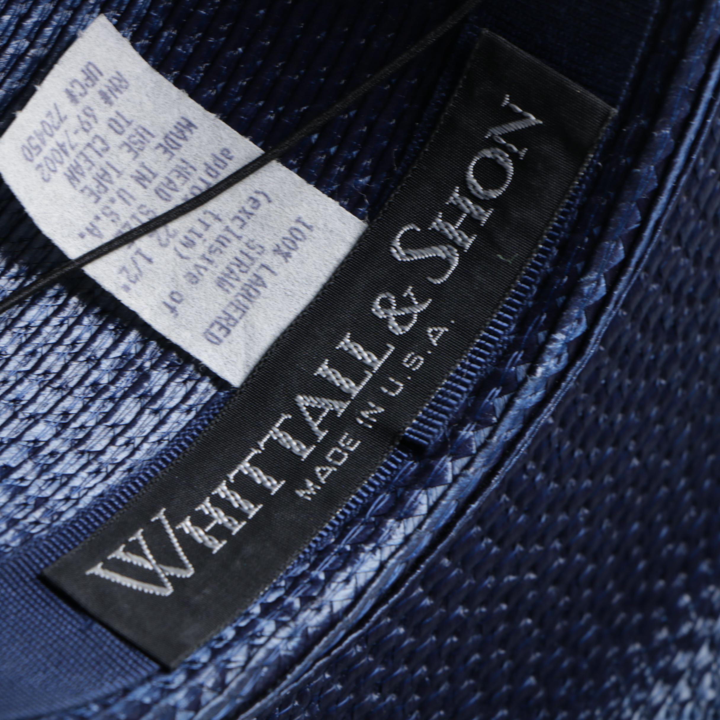 Women's Woven Derby Style Hats Including Whittall & Shon and Liz Claiborne