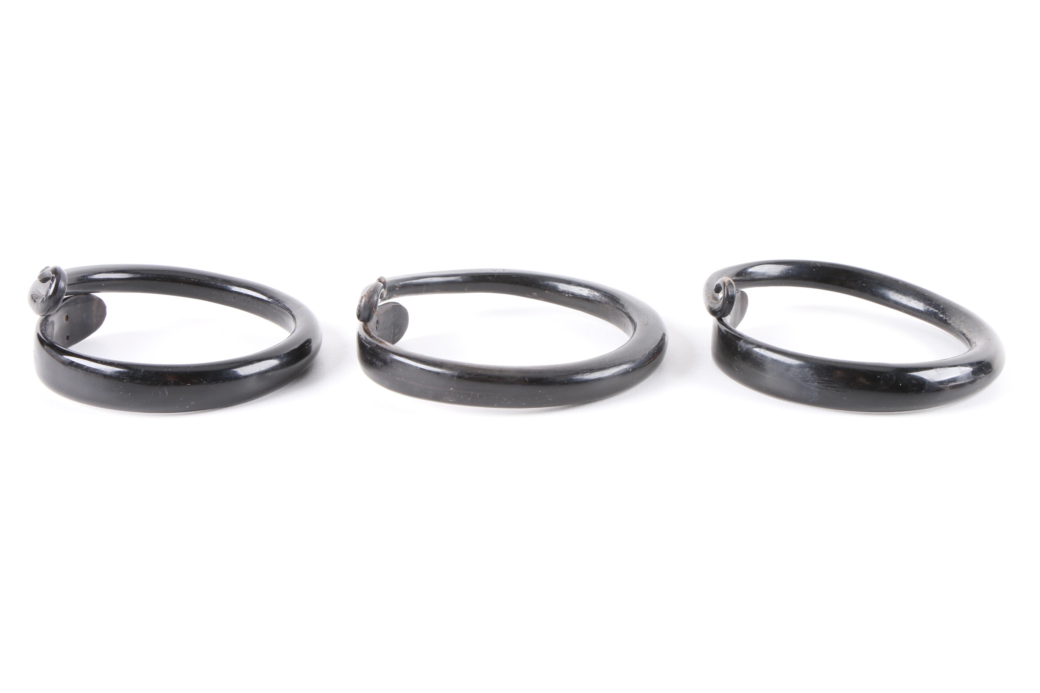 Black Coral Crossover Serpent Bangles