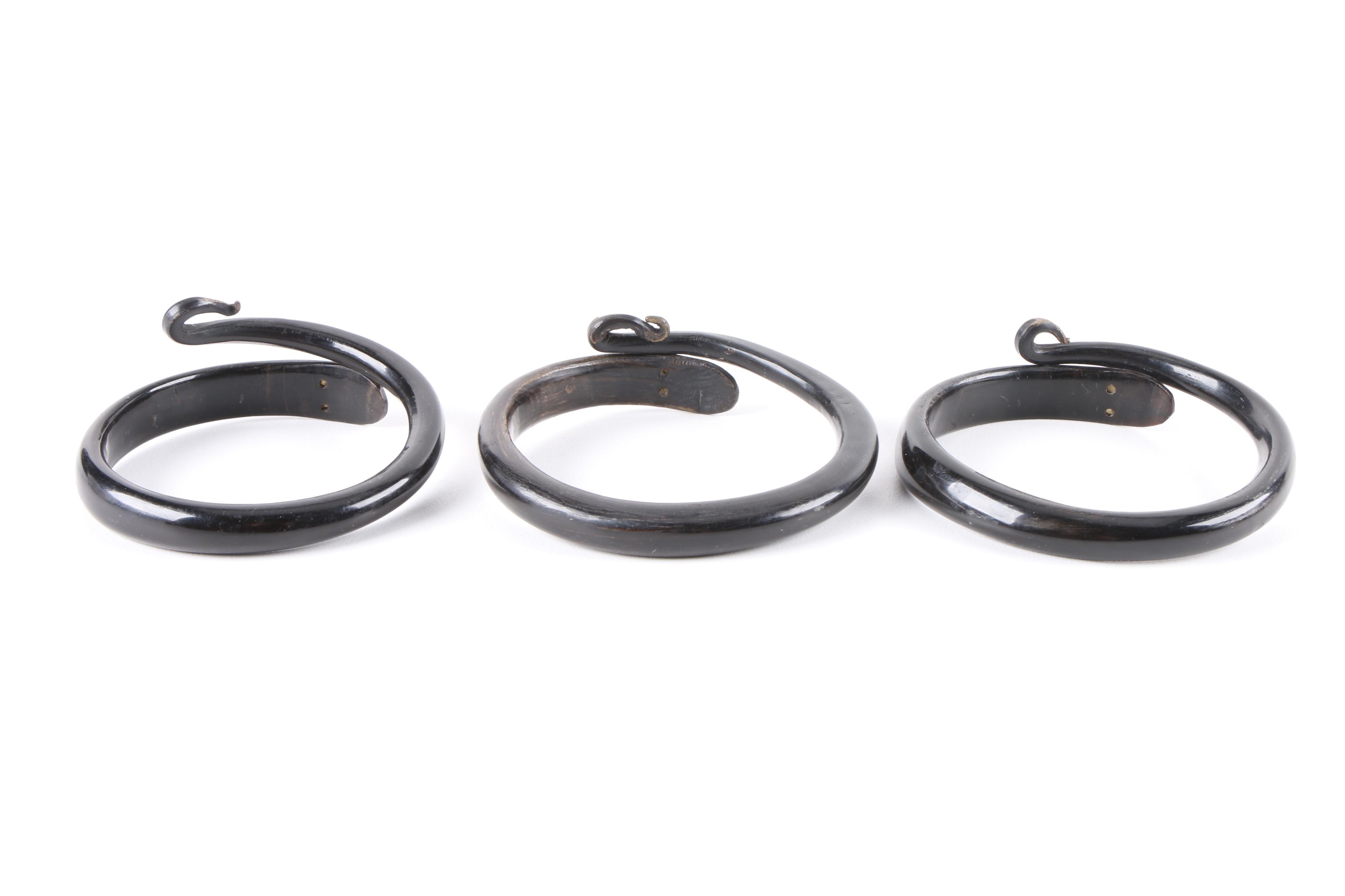 Black Coral Crossover Serpent Bangles