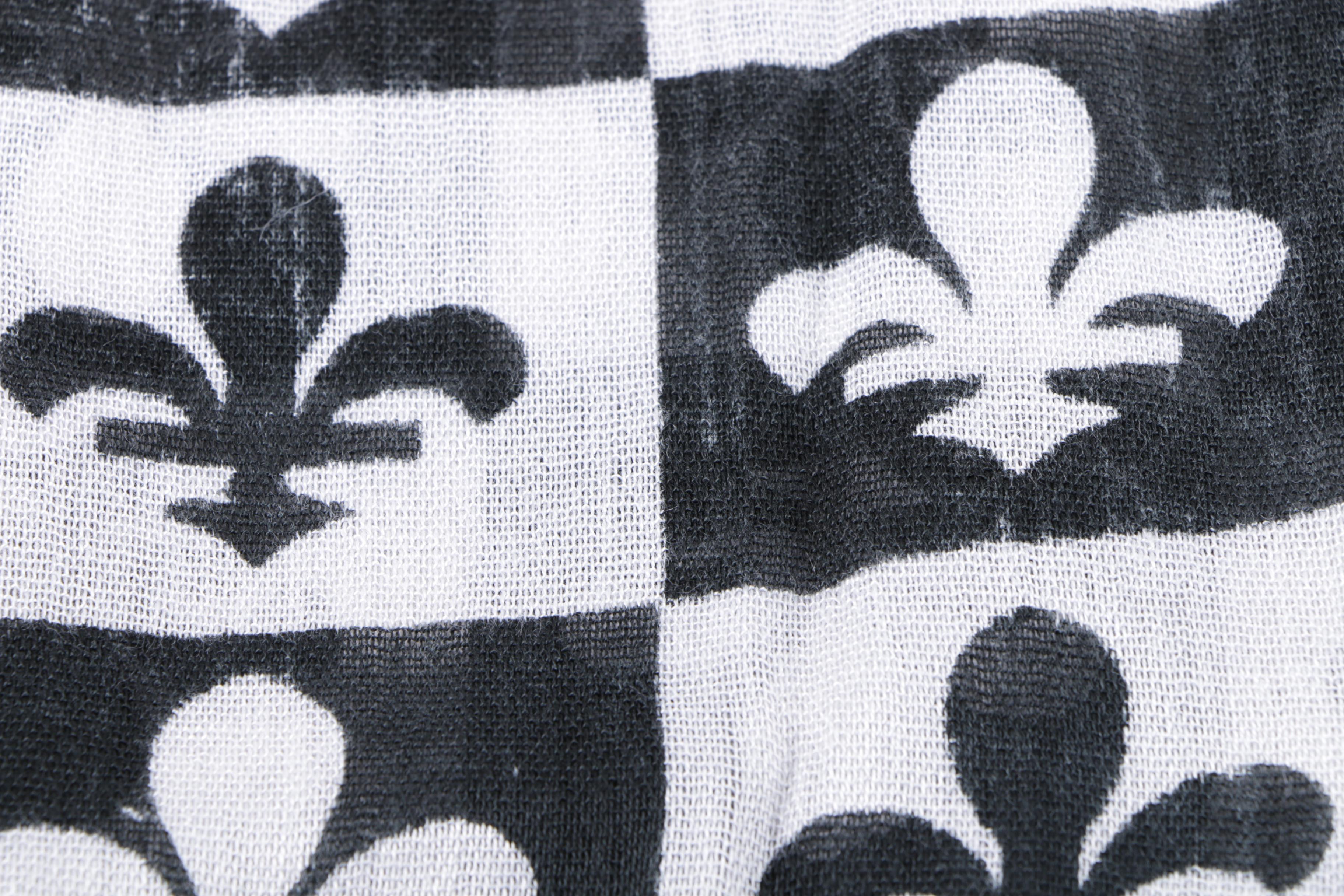 Joy Susan Equestrian Theme Scarf and Fleur De Lis Scarf