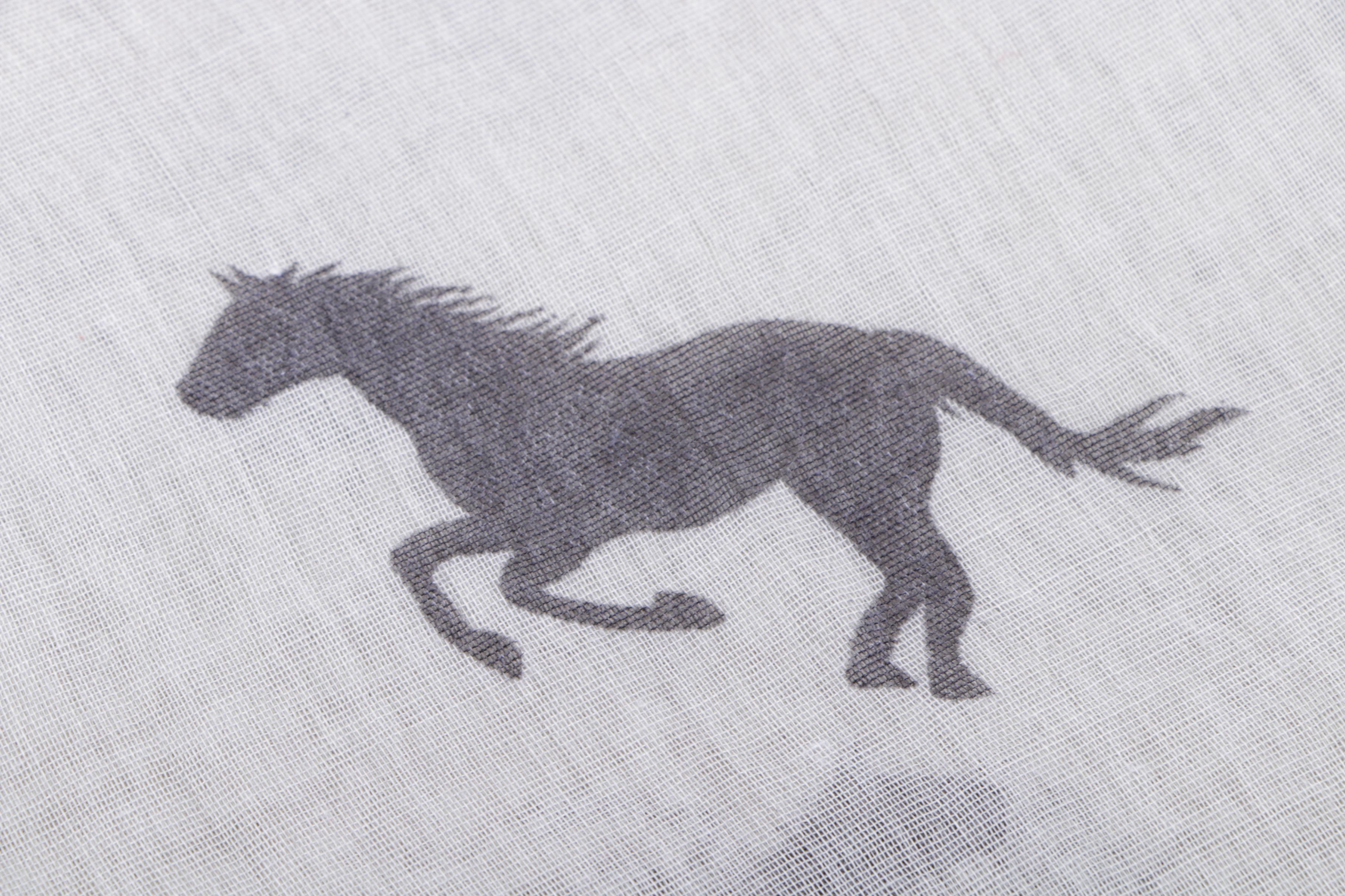 Joy Susan Equestrian Theme Scarf and Fleur De Lis Scarf