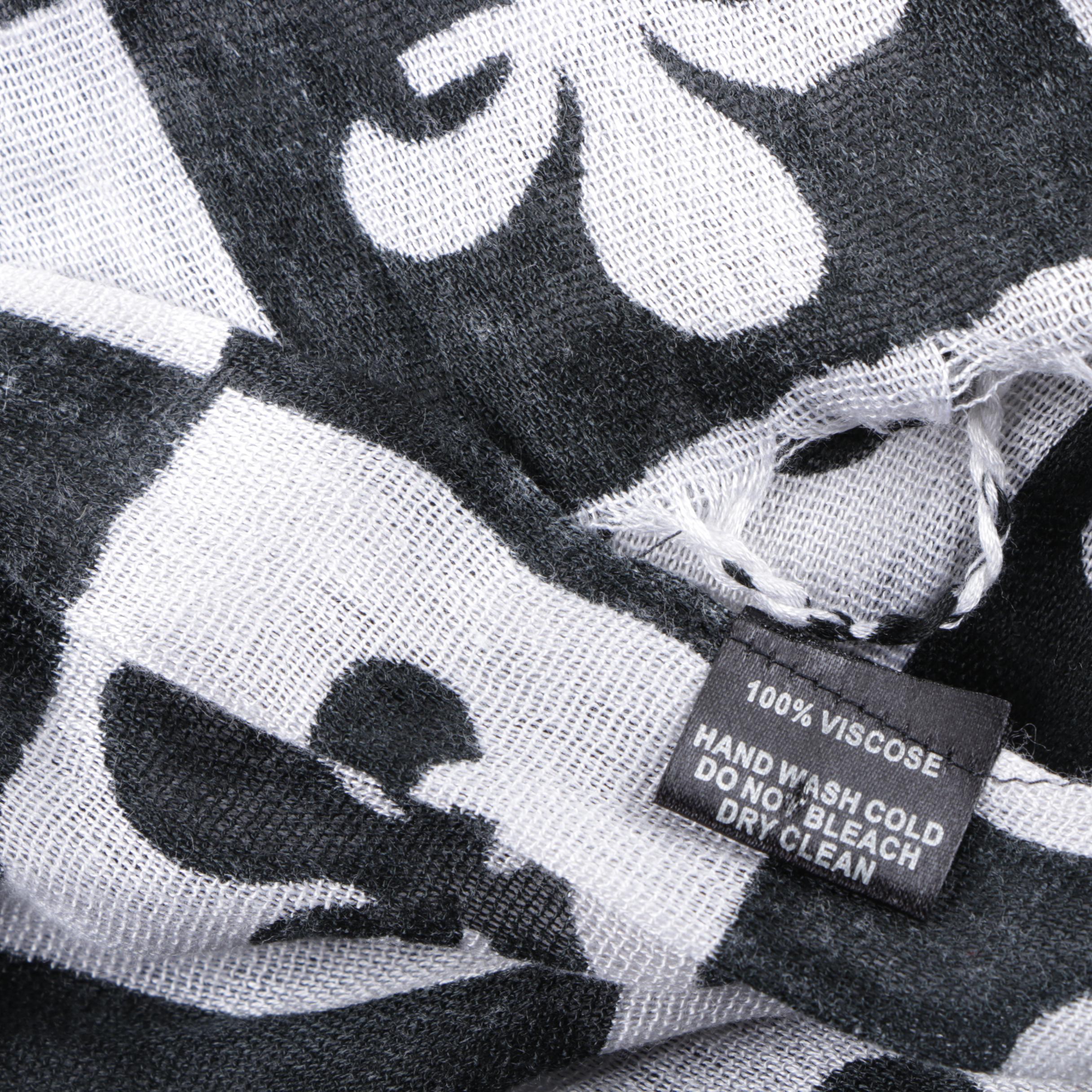 Joy Susan Equestrian Theme Scarf and Fleur De Lis Scarf