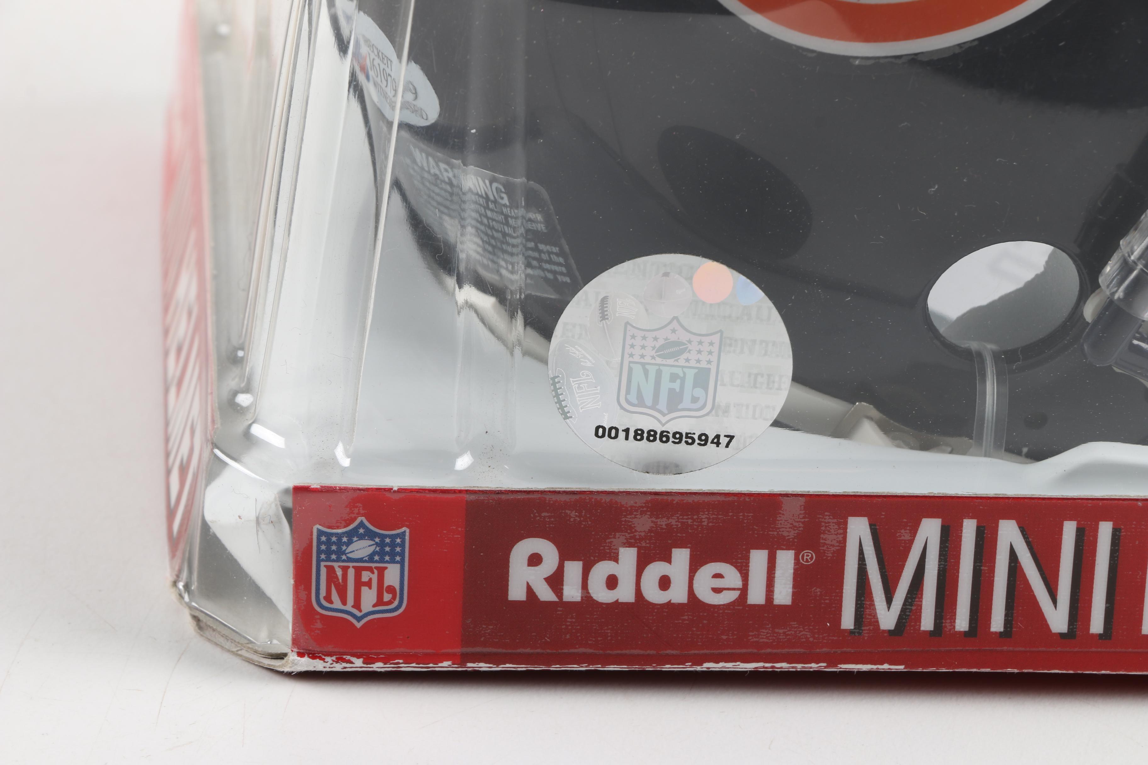 George Wendt "Da Bearss!" Autographed Mini Helmet Beckett COA