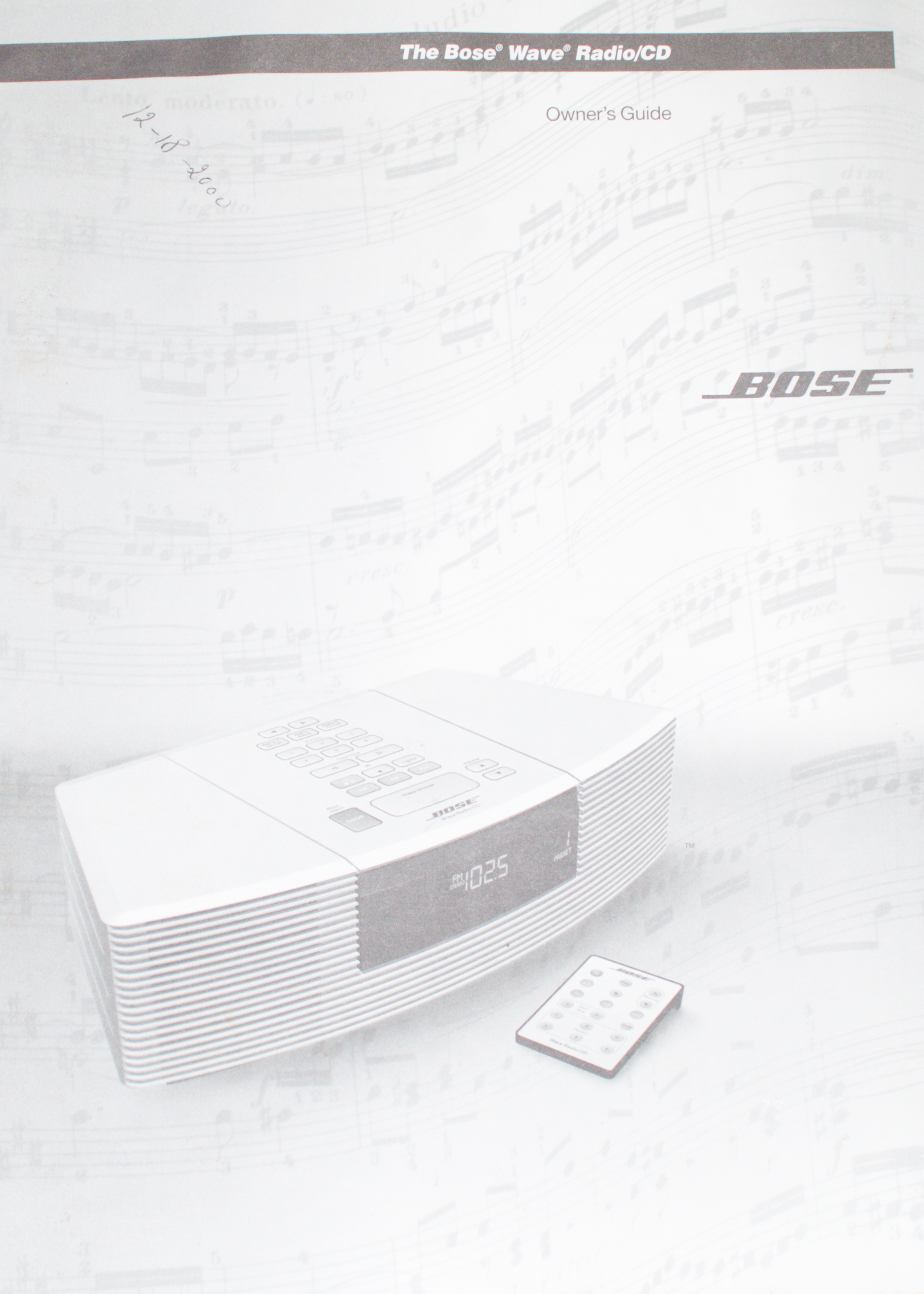 Bose Wave Radio and CD Player