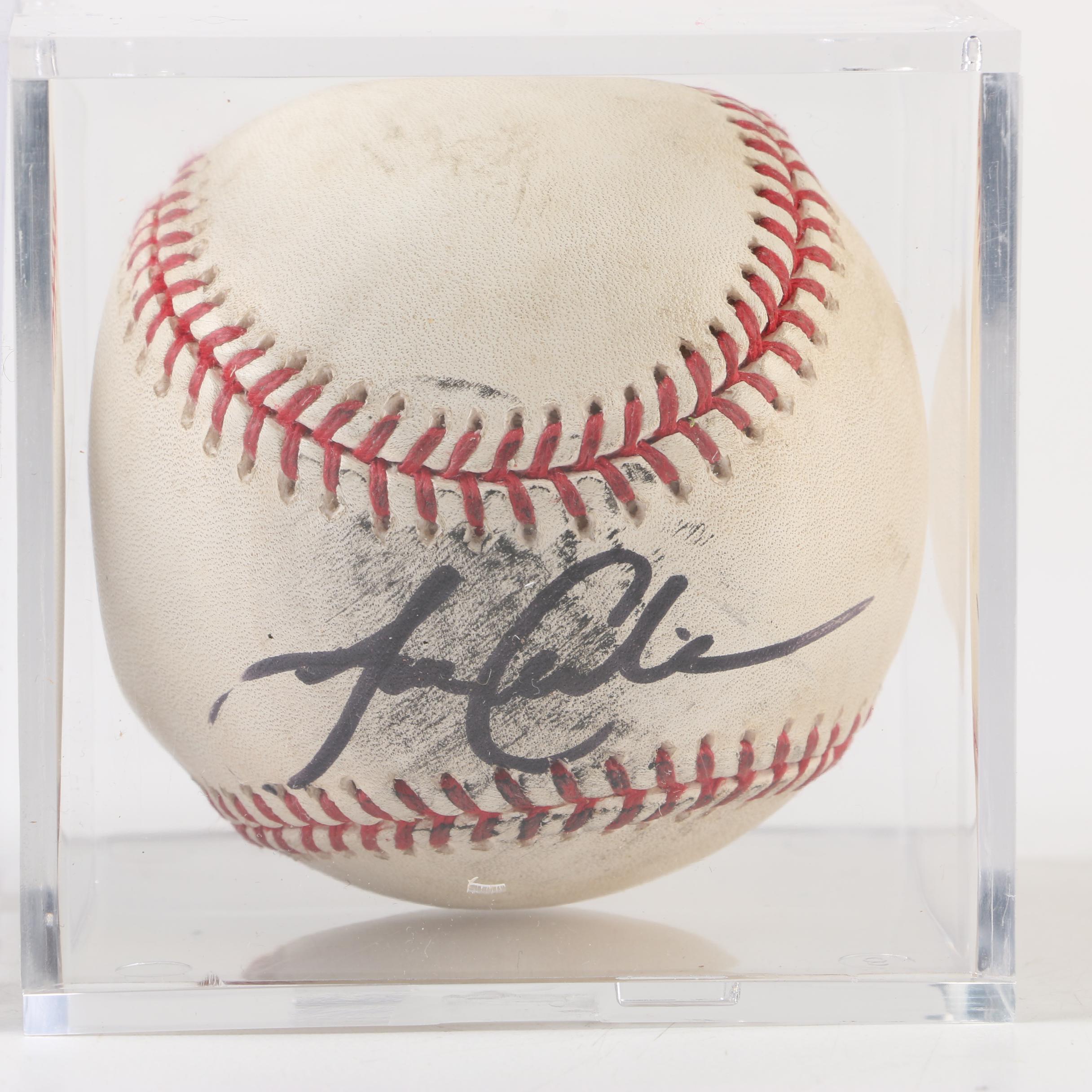 Autographed Joe Crede and Chicago White Sox Baseballs