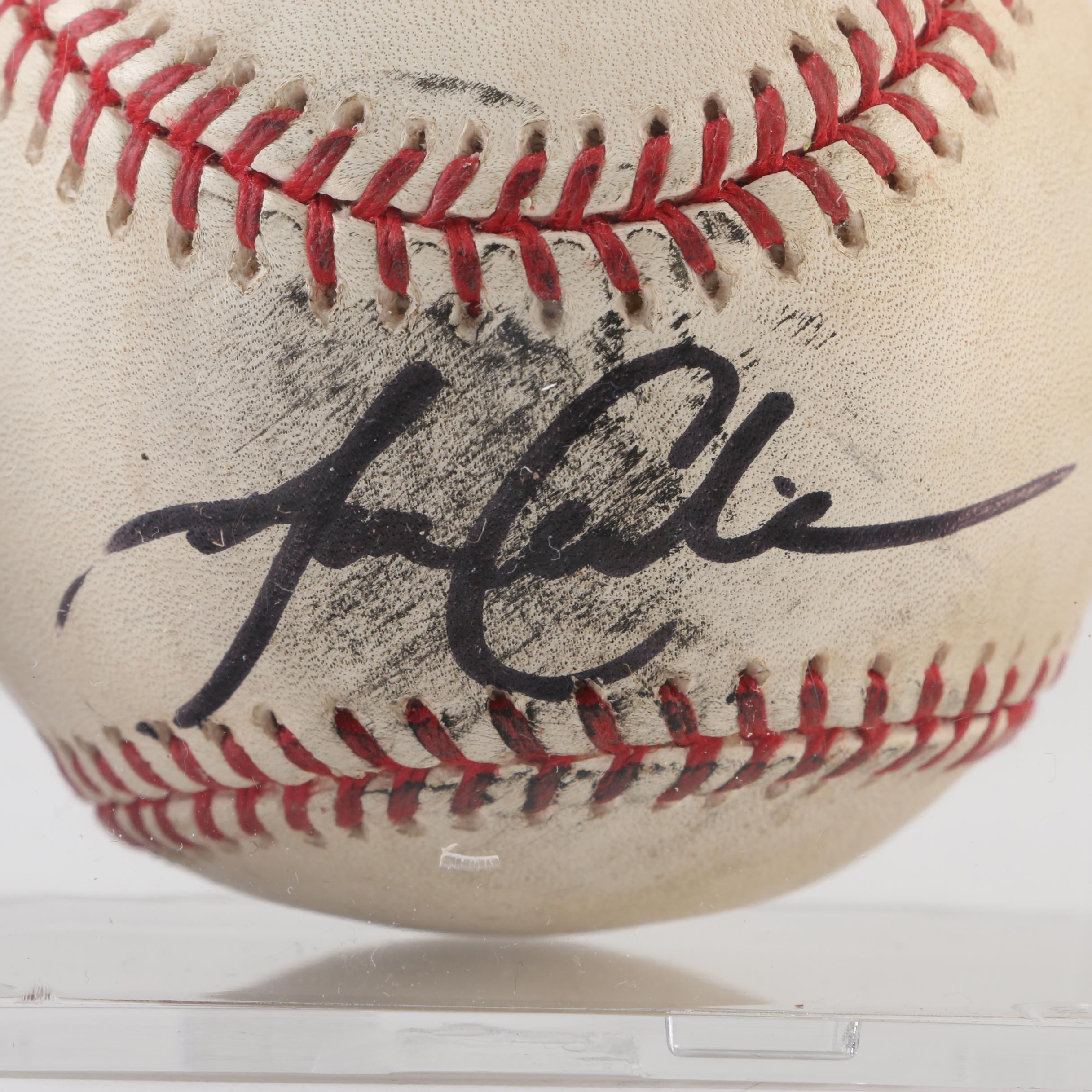 Autographed Joe Crede and Chicago White Sox Baseballs