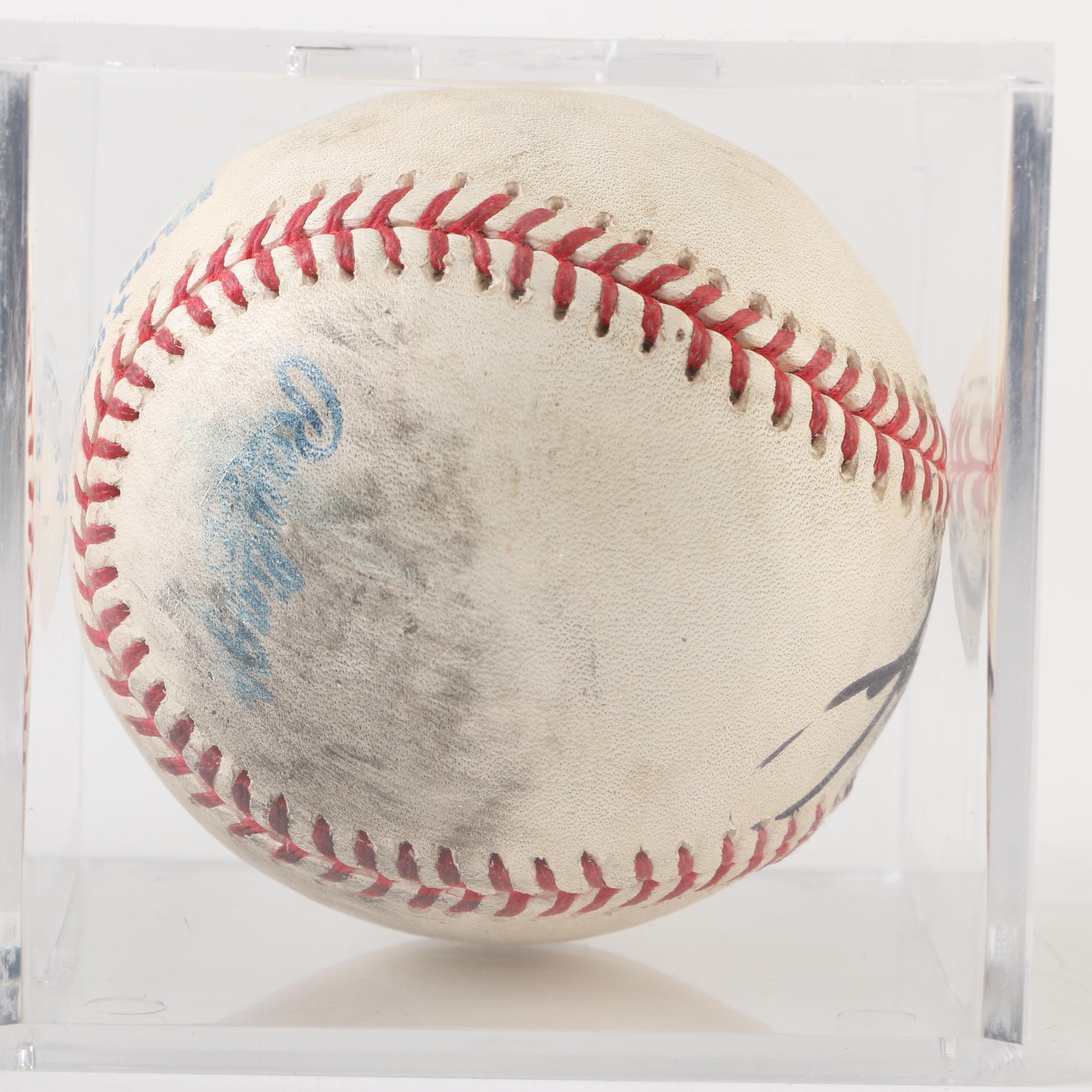 Autographed Joe Crede and Chicago White Sox Baseballs