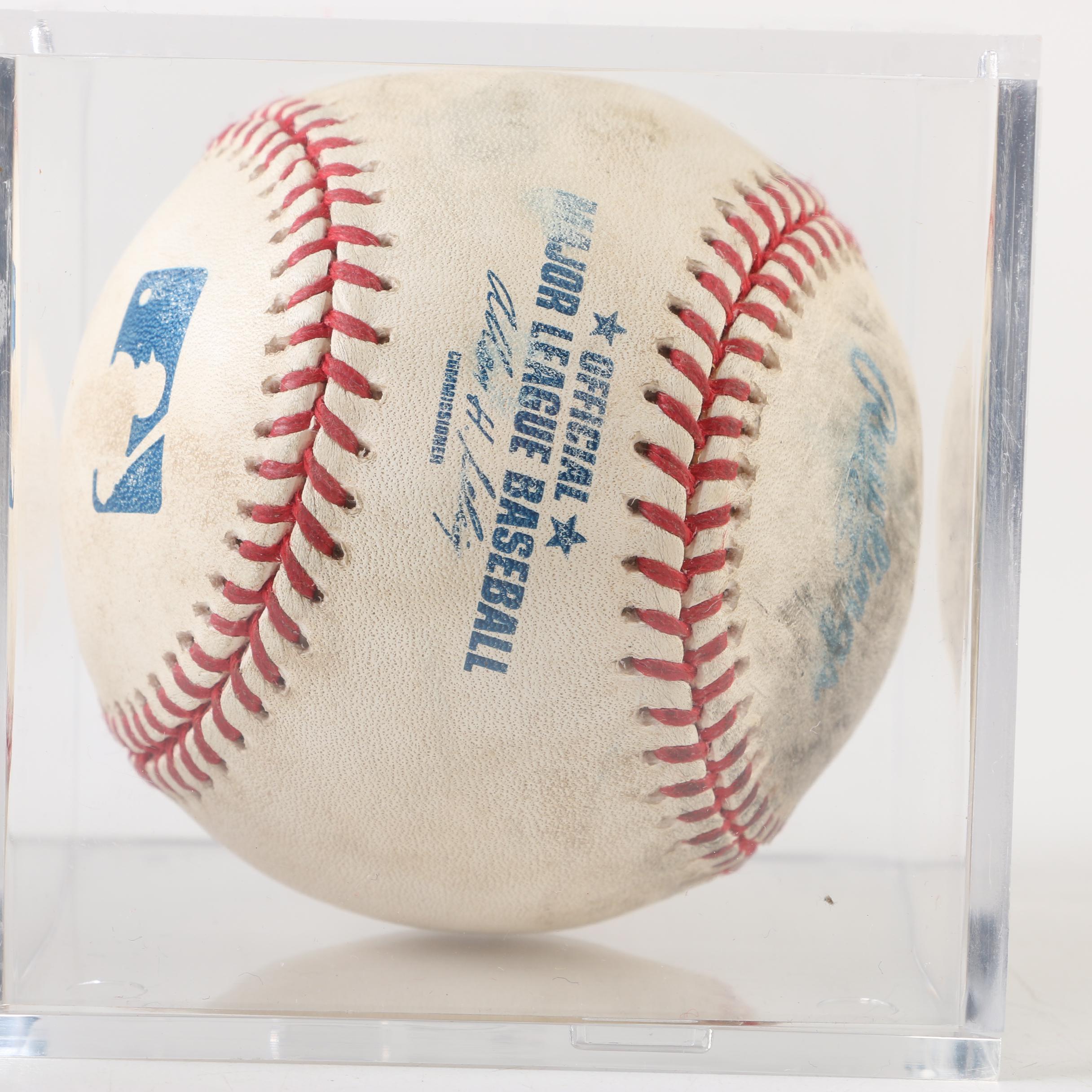 Autographed Joe Crede and Chicago White Sox Baseballs