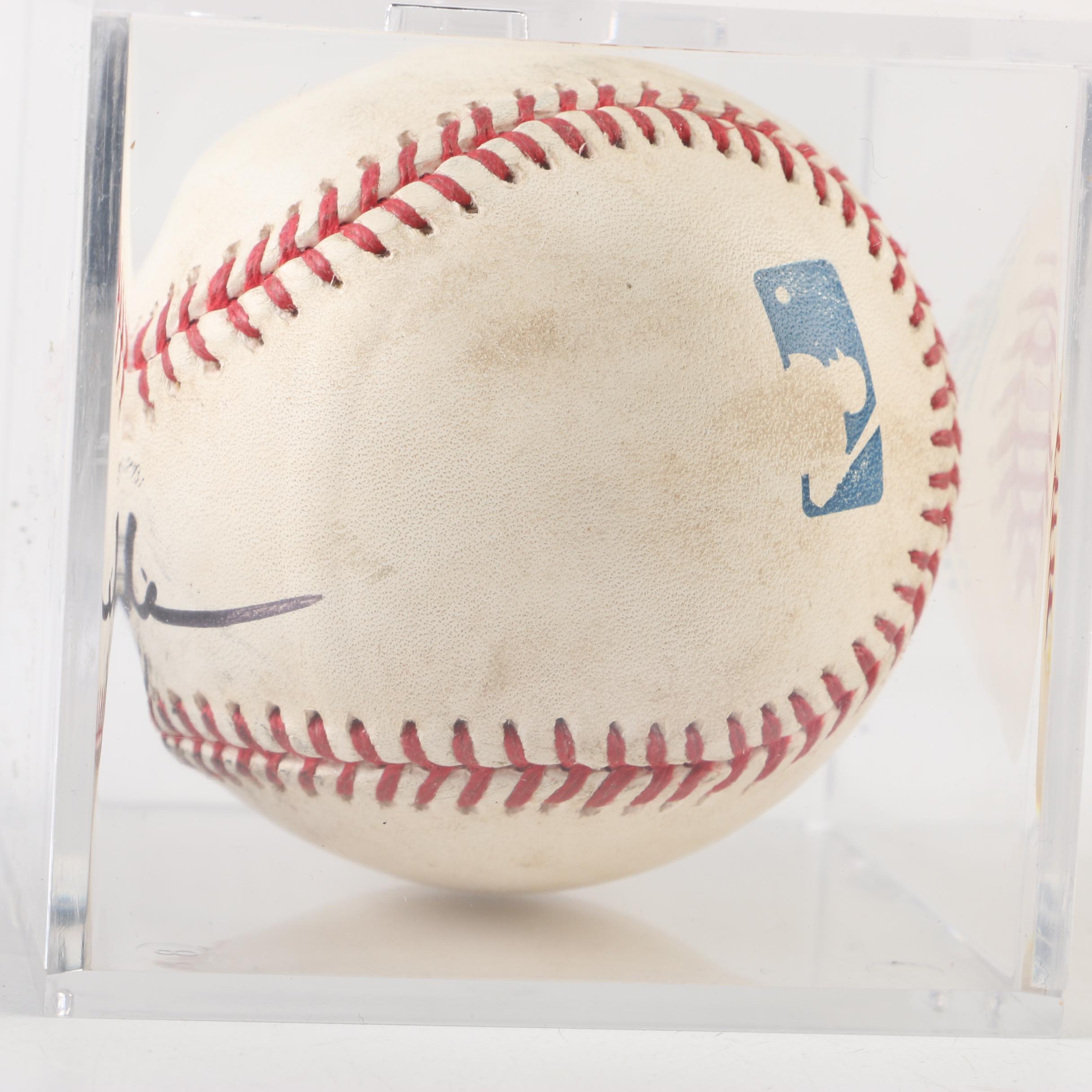 Autographed Joe Crede and Chicago White Sox Baseballs