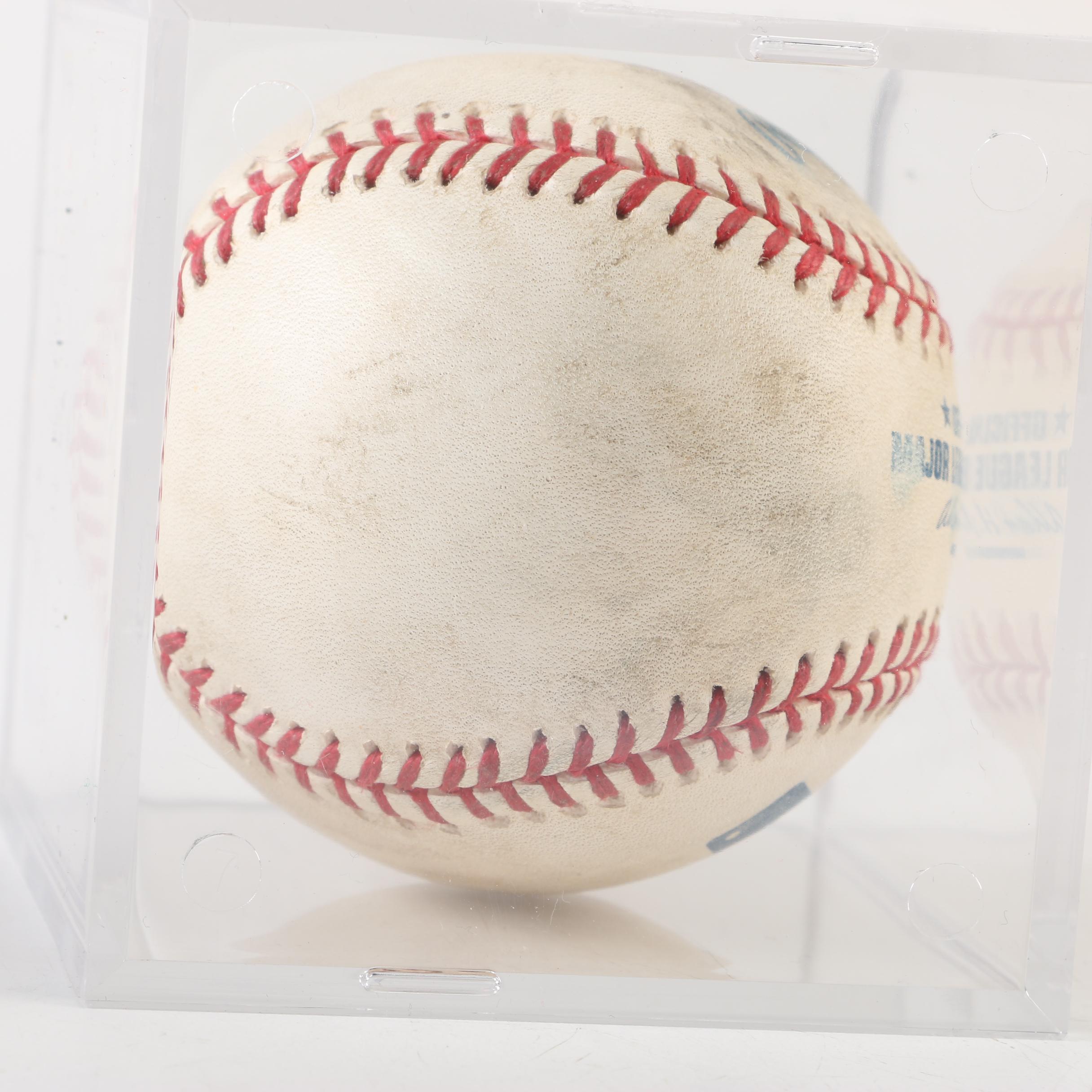 Autographed Joe Crede and Chicago White Sox Baseballs