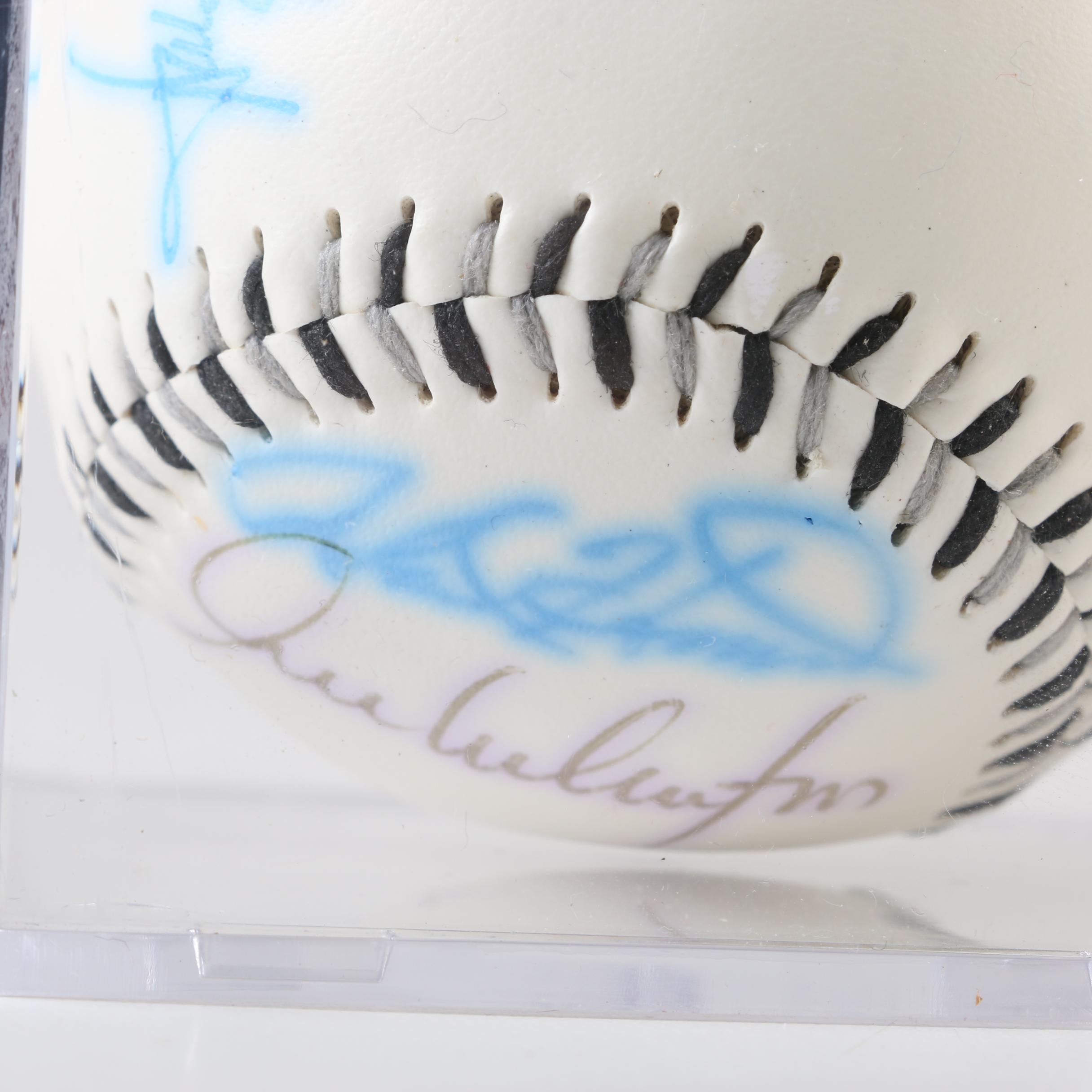 Autographed Joe Crede and Chicago White Sox Baseballs