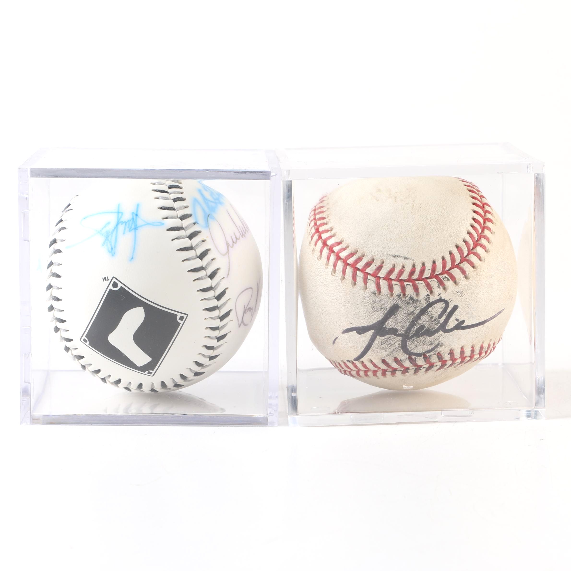 Autographed Joe Crede and Chicago White Sox Baseballs