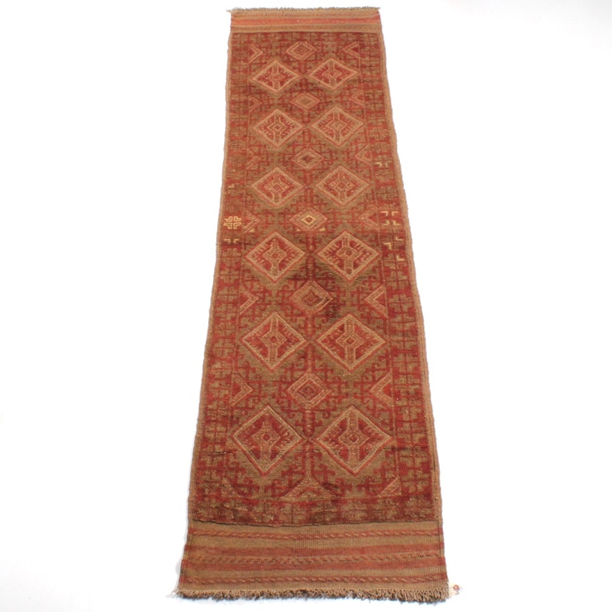 Hand-Knotted Persian Baluch Rug Runner