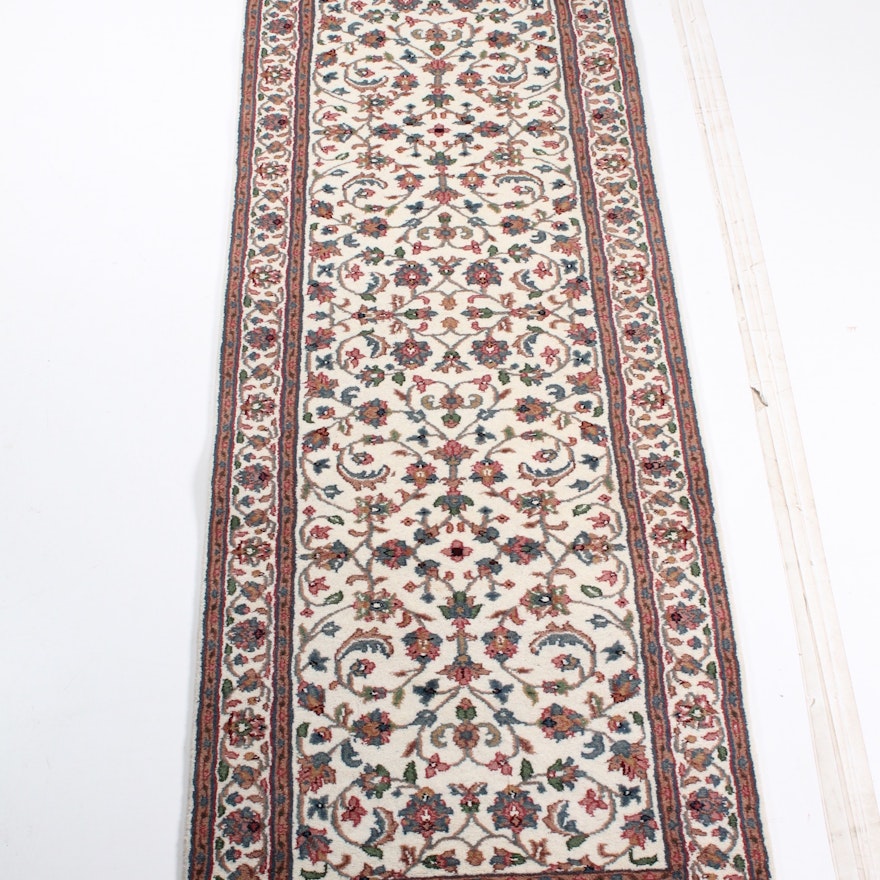 Hand-Knotted Indo-Persian Tabriz Runner