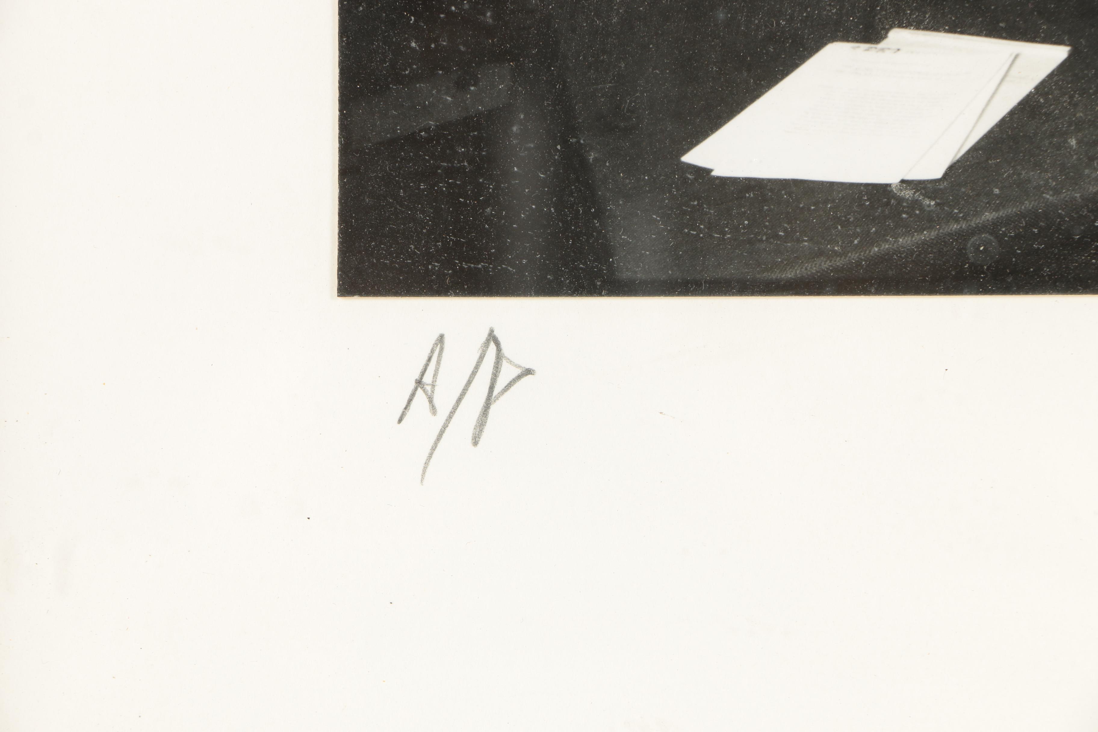 Don Hamilton Signed Silver Gelatin Photograph of Garrison Keillor