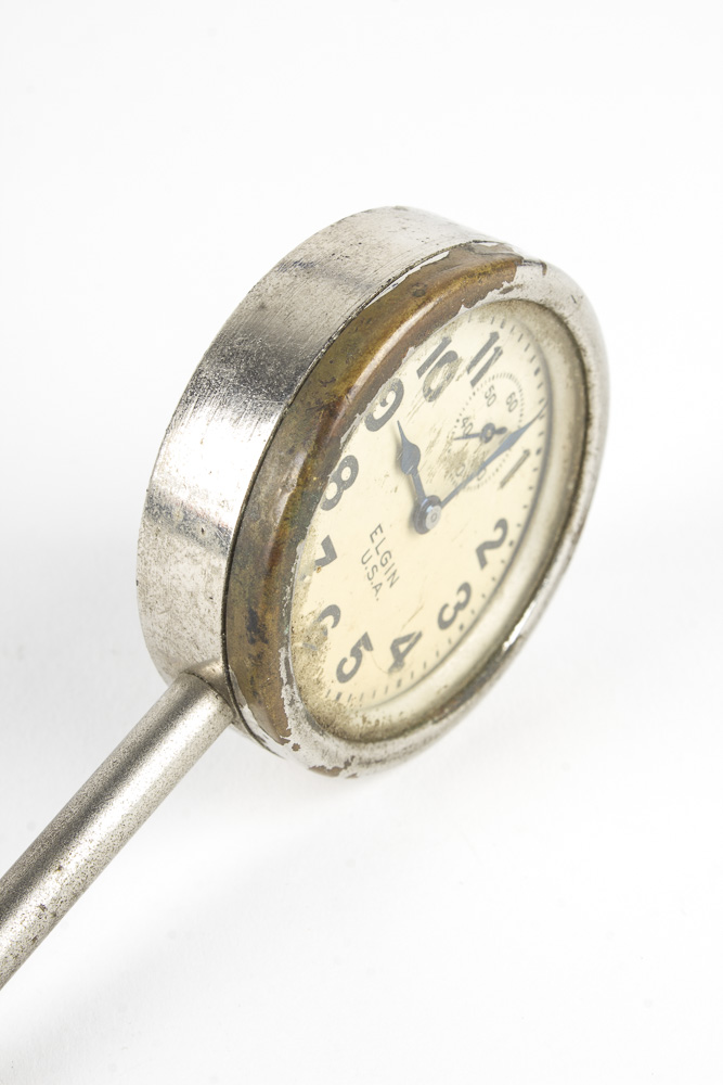 Vintage Elgin 8-Day Long Stem Car Clock Watch