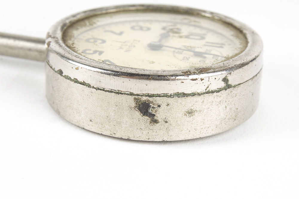 Vintage Elgin 8-Day Long Stem Car Clock Watch