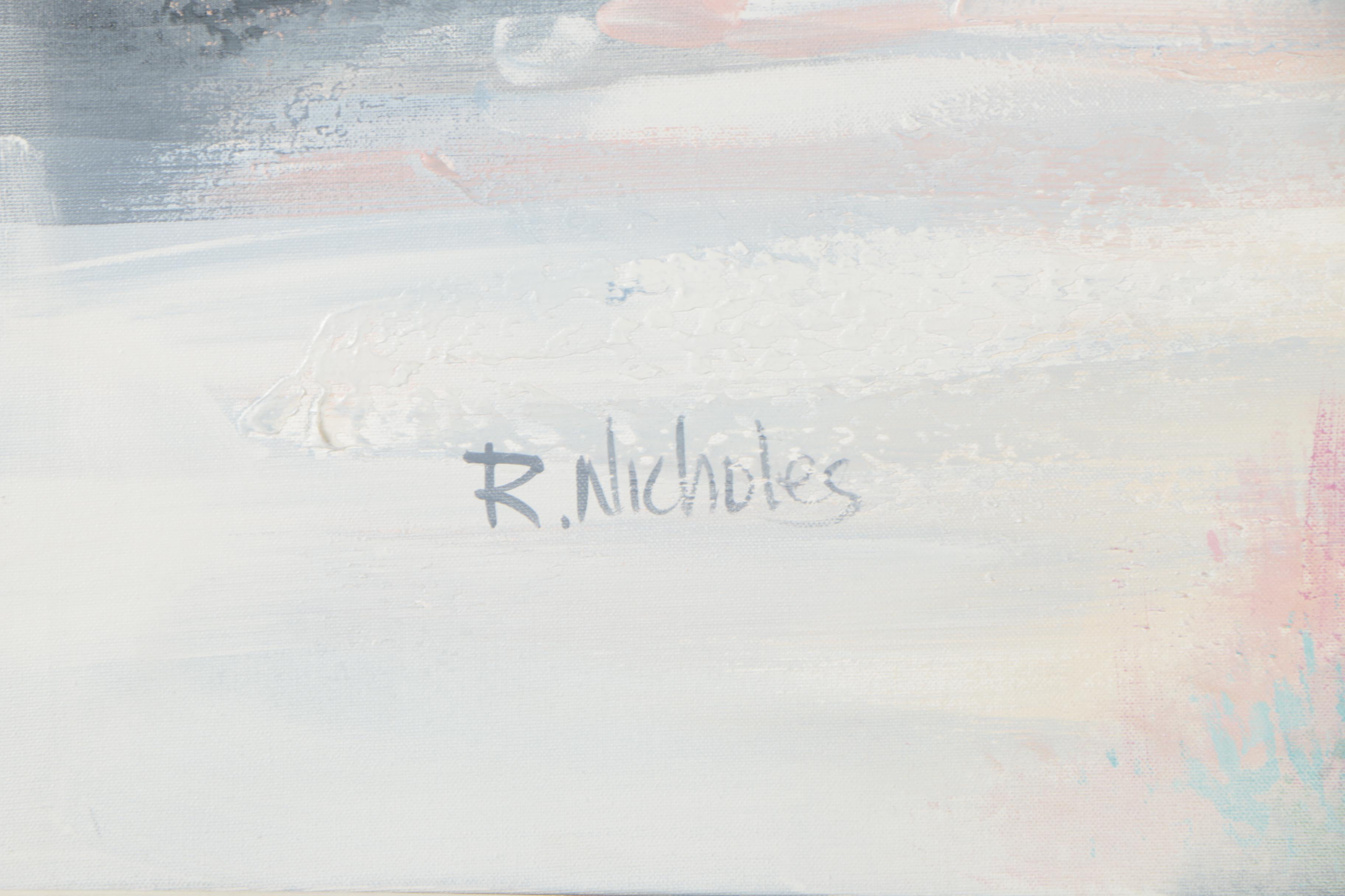 R. Nicholes Acrylic Painting