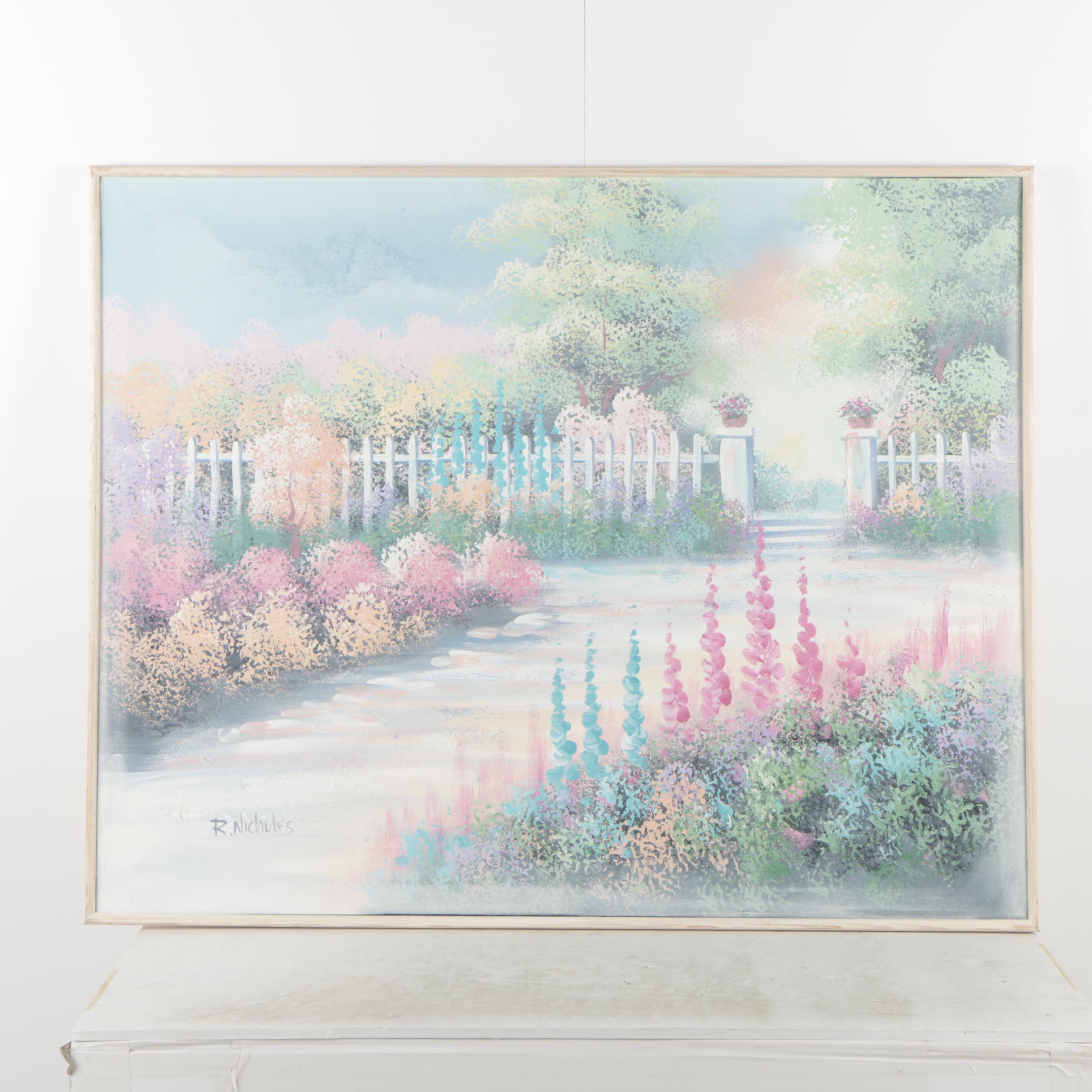 R. Nicholes Acrylic Painting