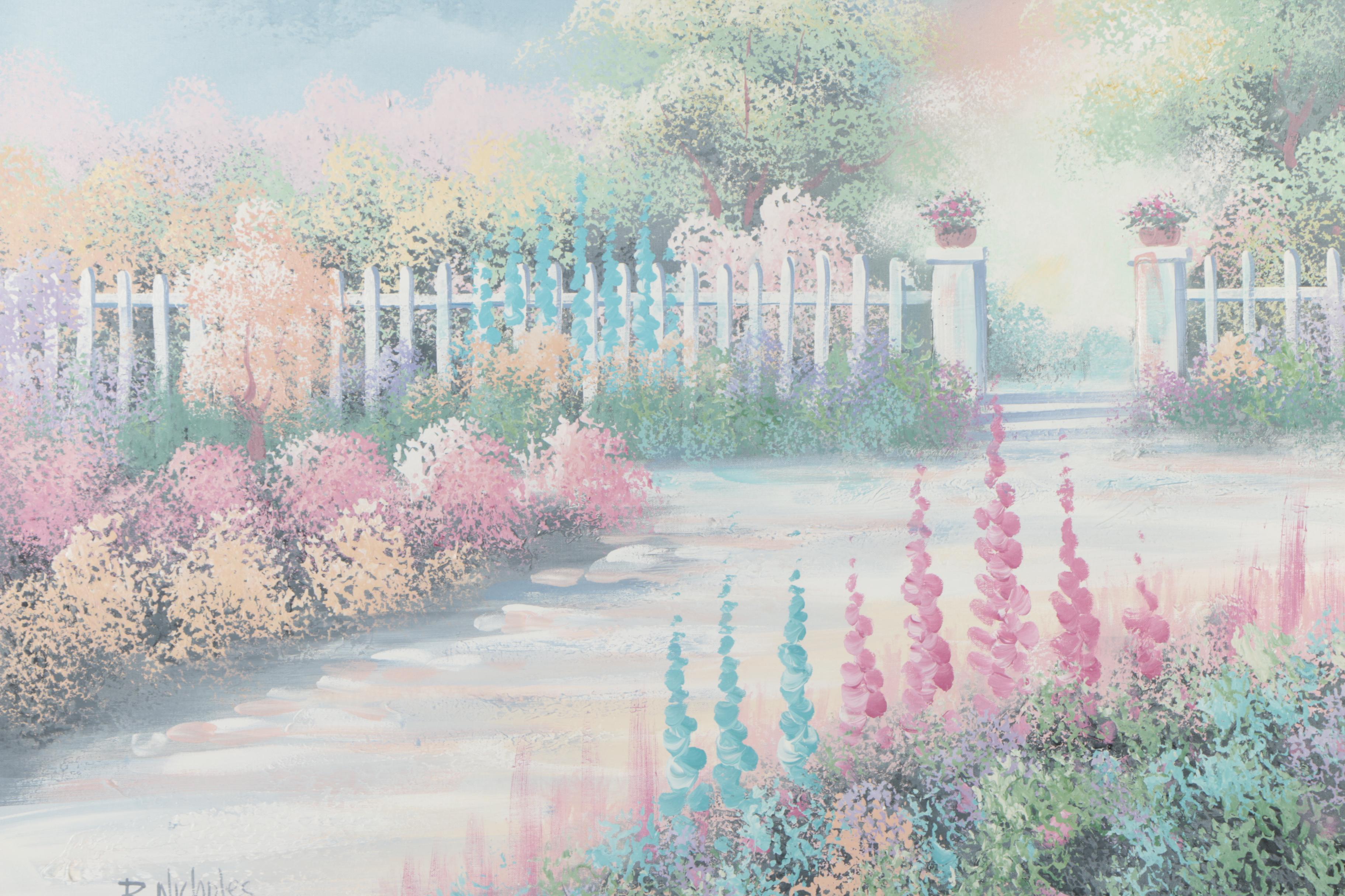 R. Nicholes Acrylic Painting