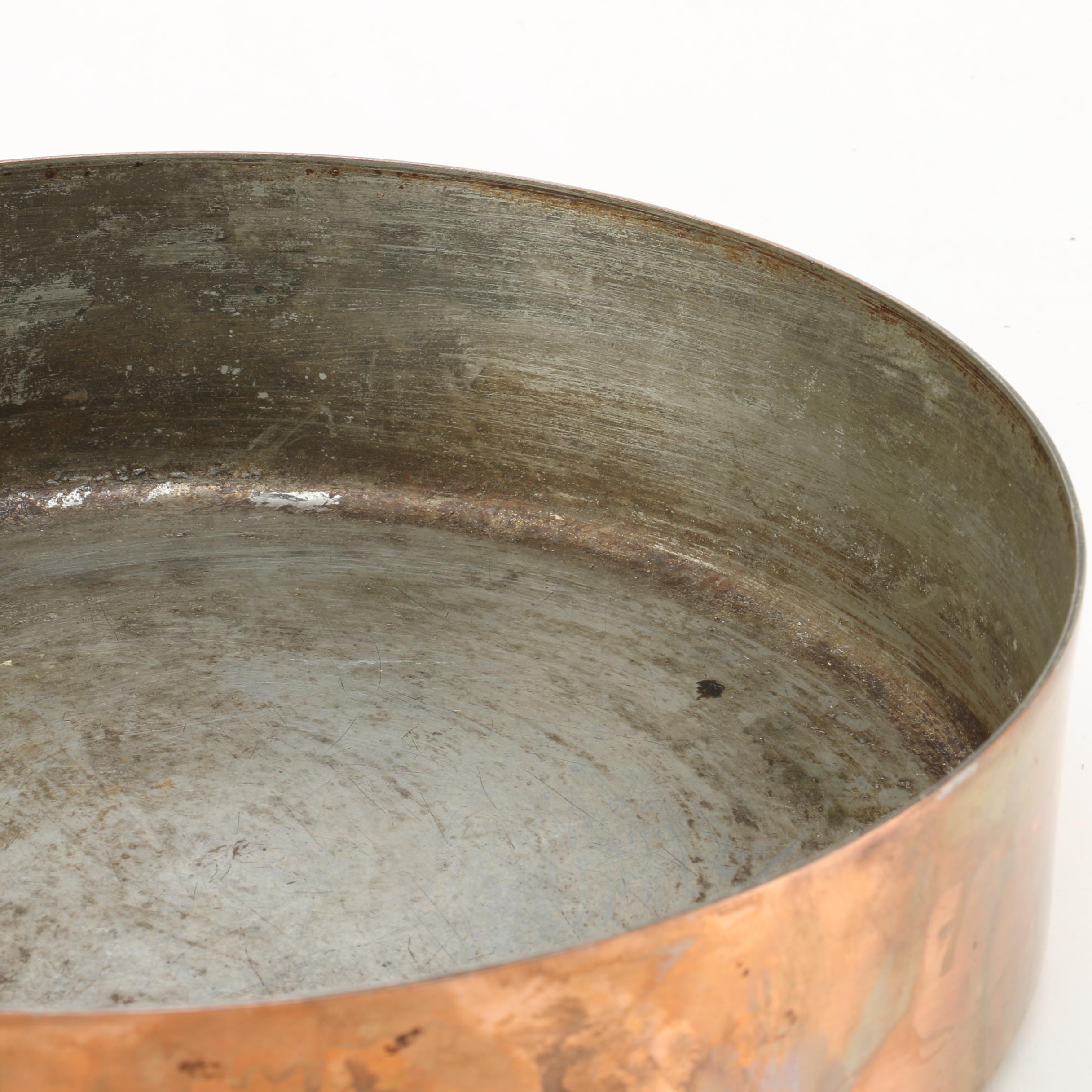 Vintage Copper Cookware Including Waldow