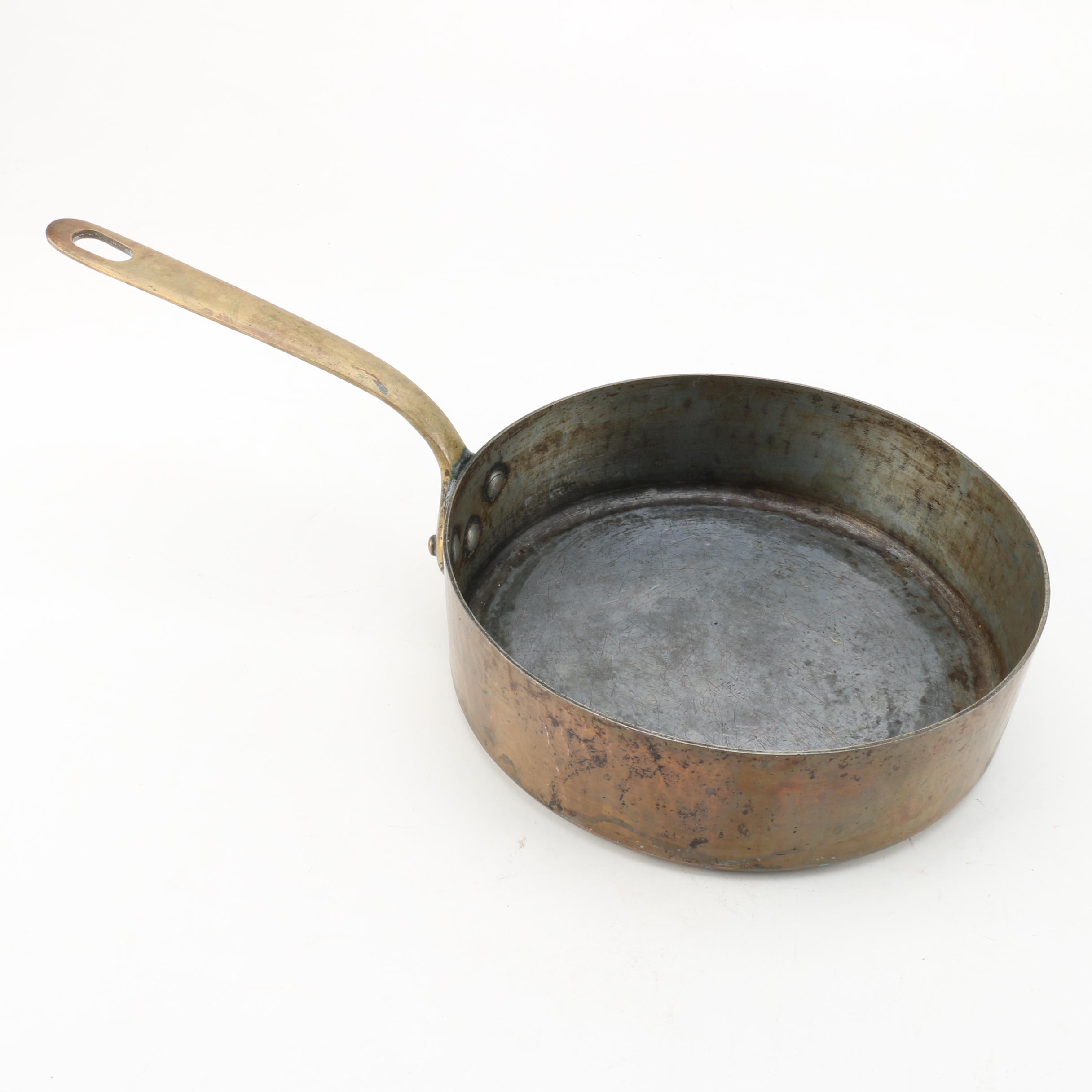 Vintage Copper Cookware Including Waldow