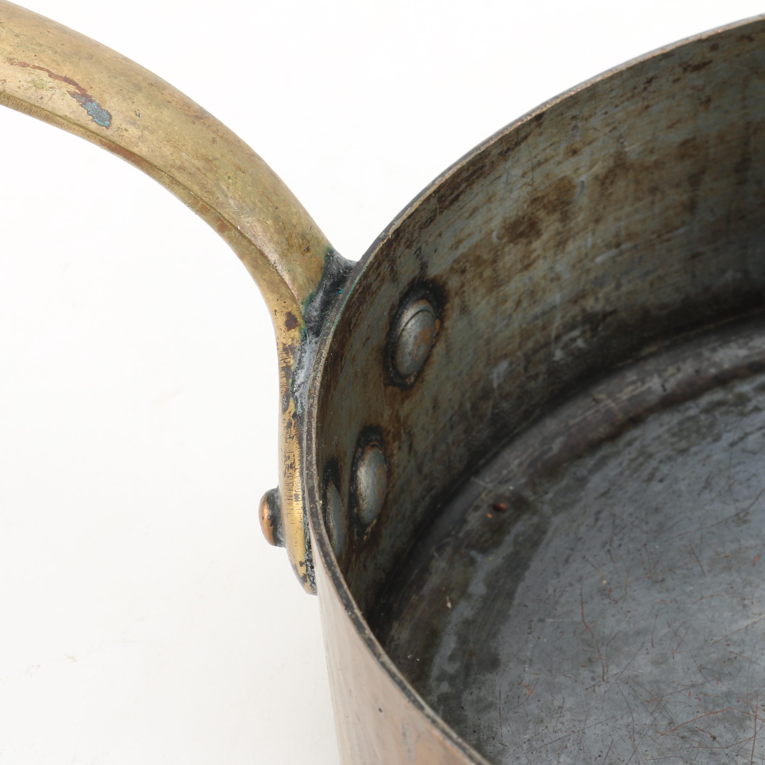 Vintage Copper Cookware Including Waldow