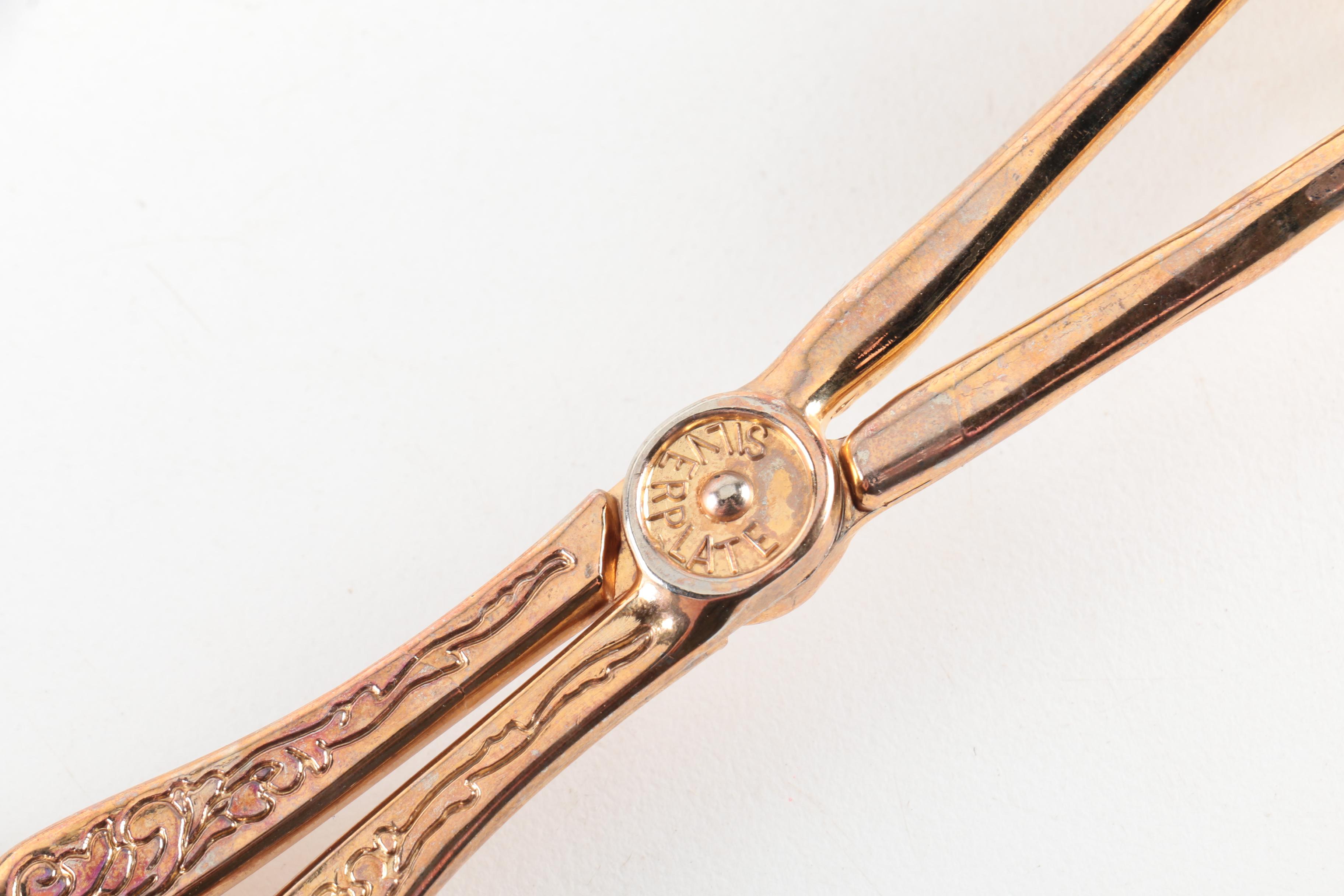 Wallace Silver Plate Ice Scoop and Other Serving Utensils