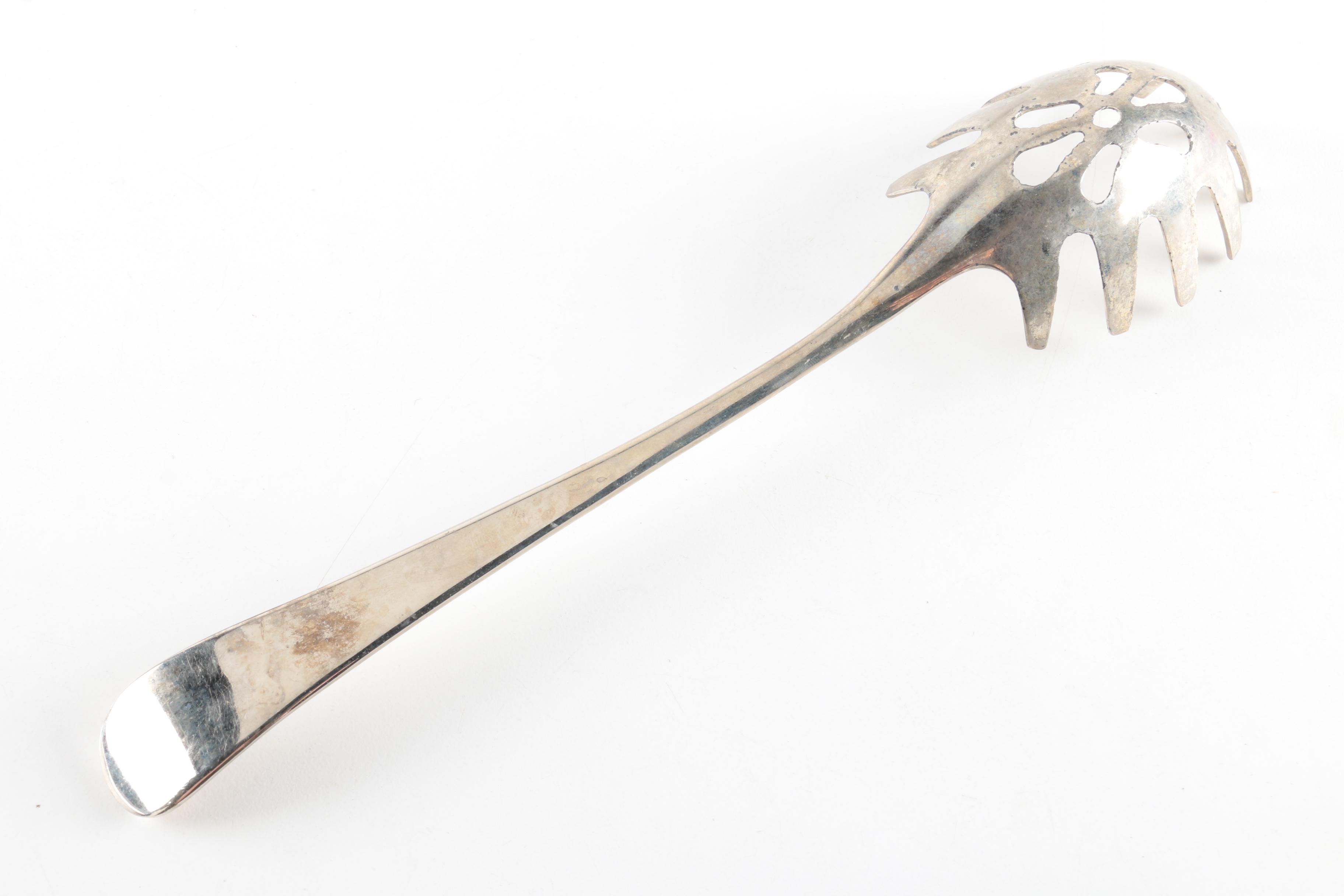 Wallace Silver Plate Ice Scoop and Other Serving Utensils