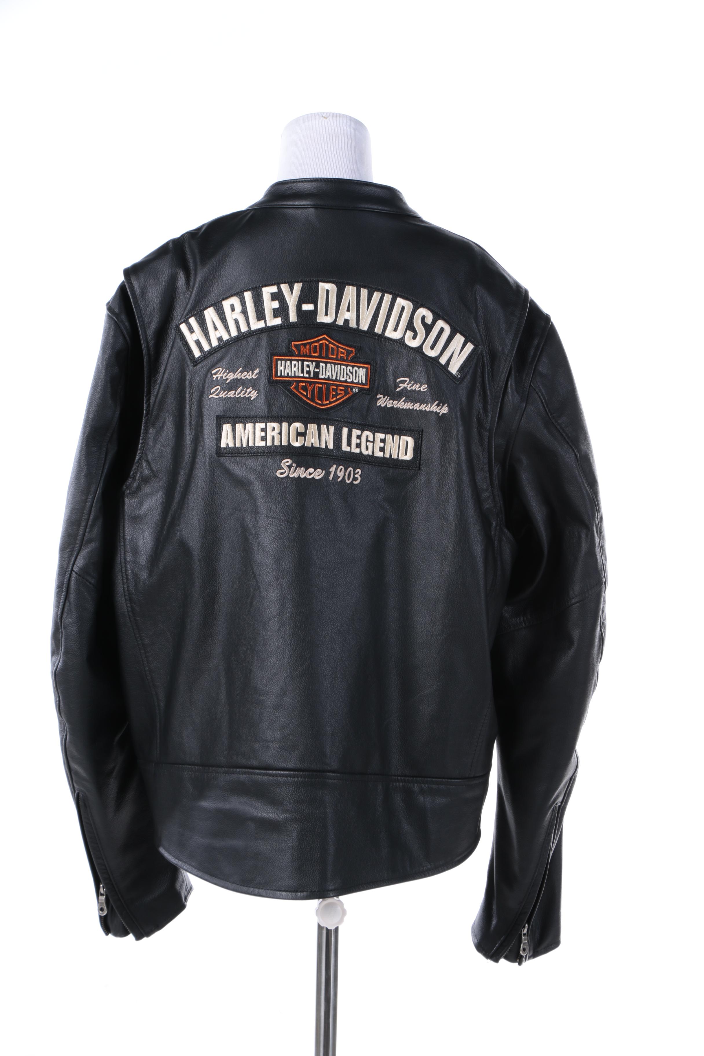 Men's Harley-Davidson Black Leather Jacket