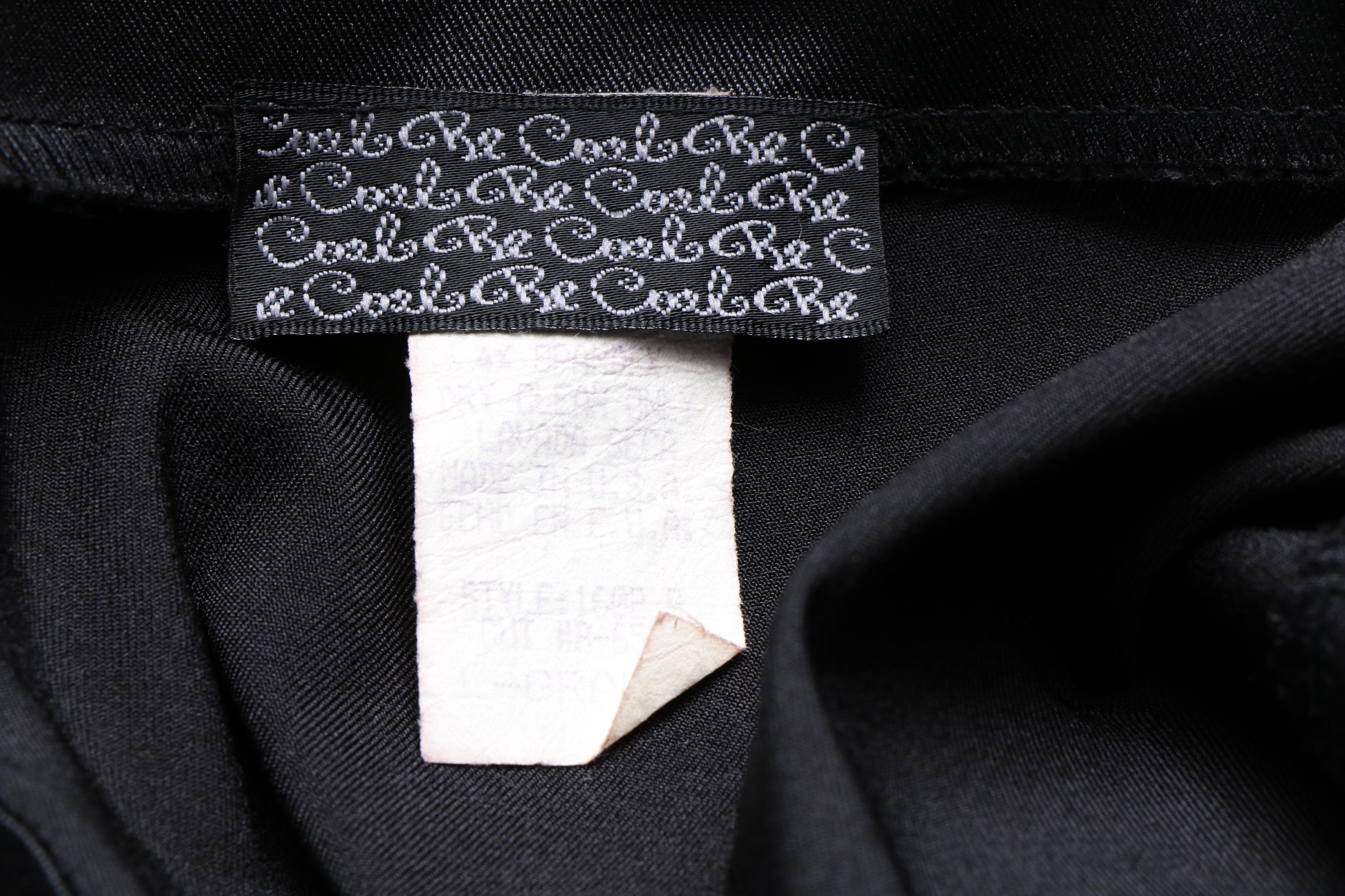 Black Suede and Leatherette Skirts Featuring Ideology