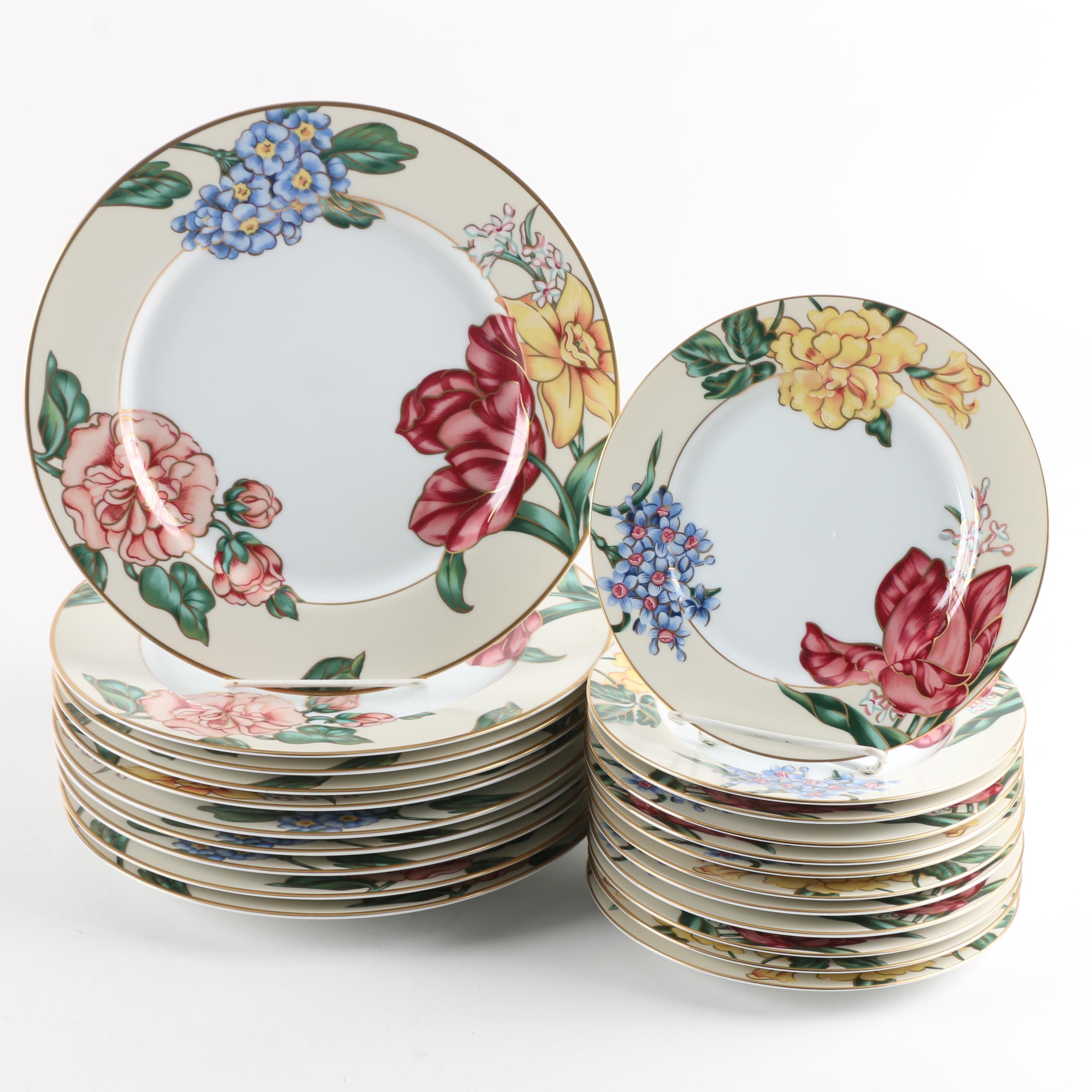 Fitz and Floyd "Bariolage" Porcelain Tableware