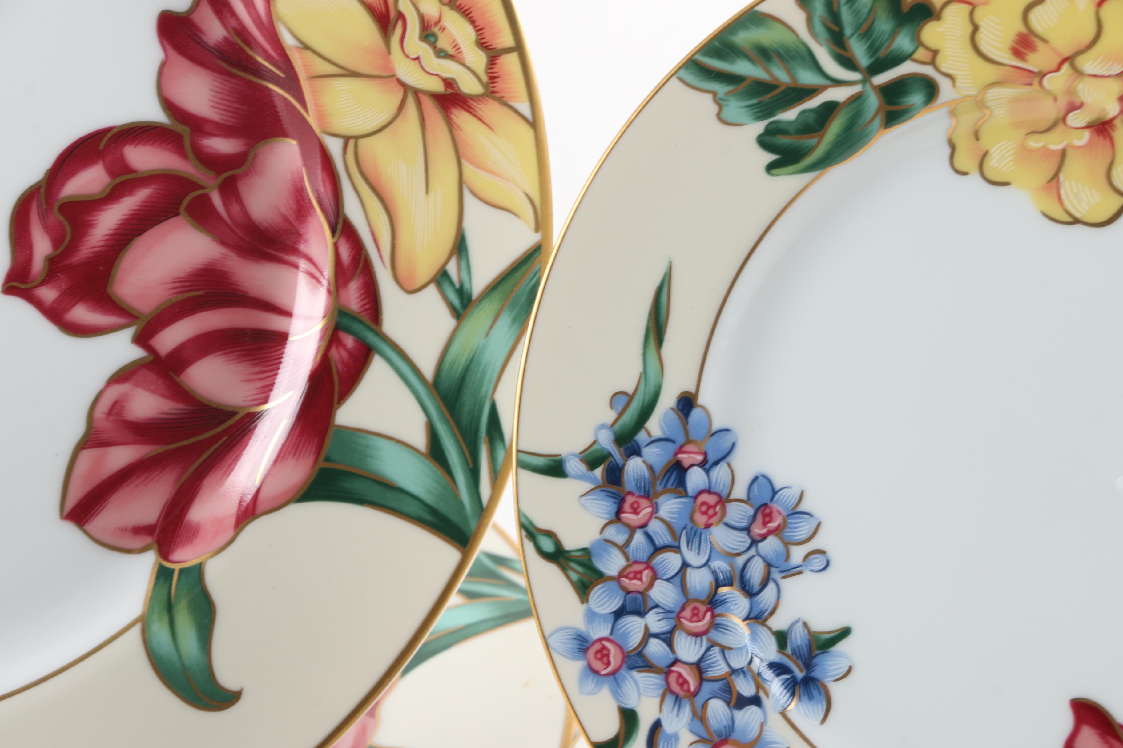 Fitz and Floyd "Bariolage" Porcelain Tableware