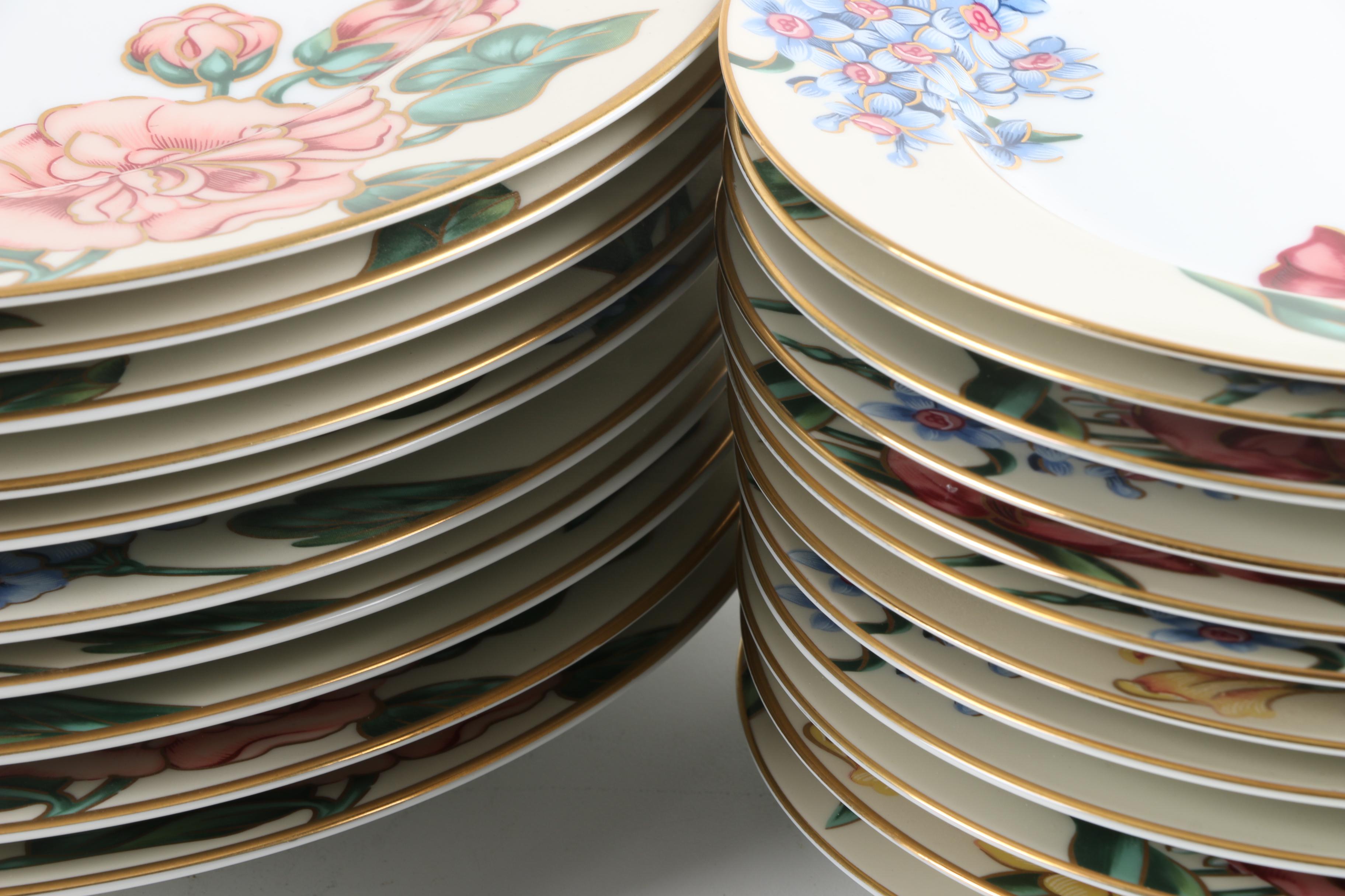 Fitz and Floyd "Bariolage" Porcelain Tableware
