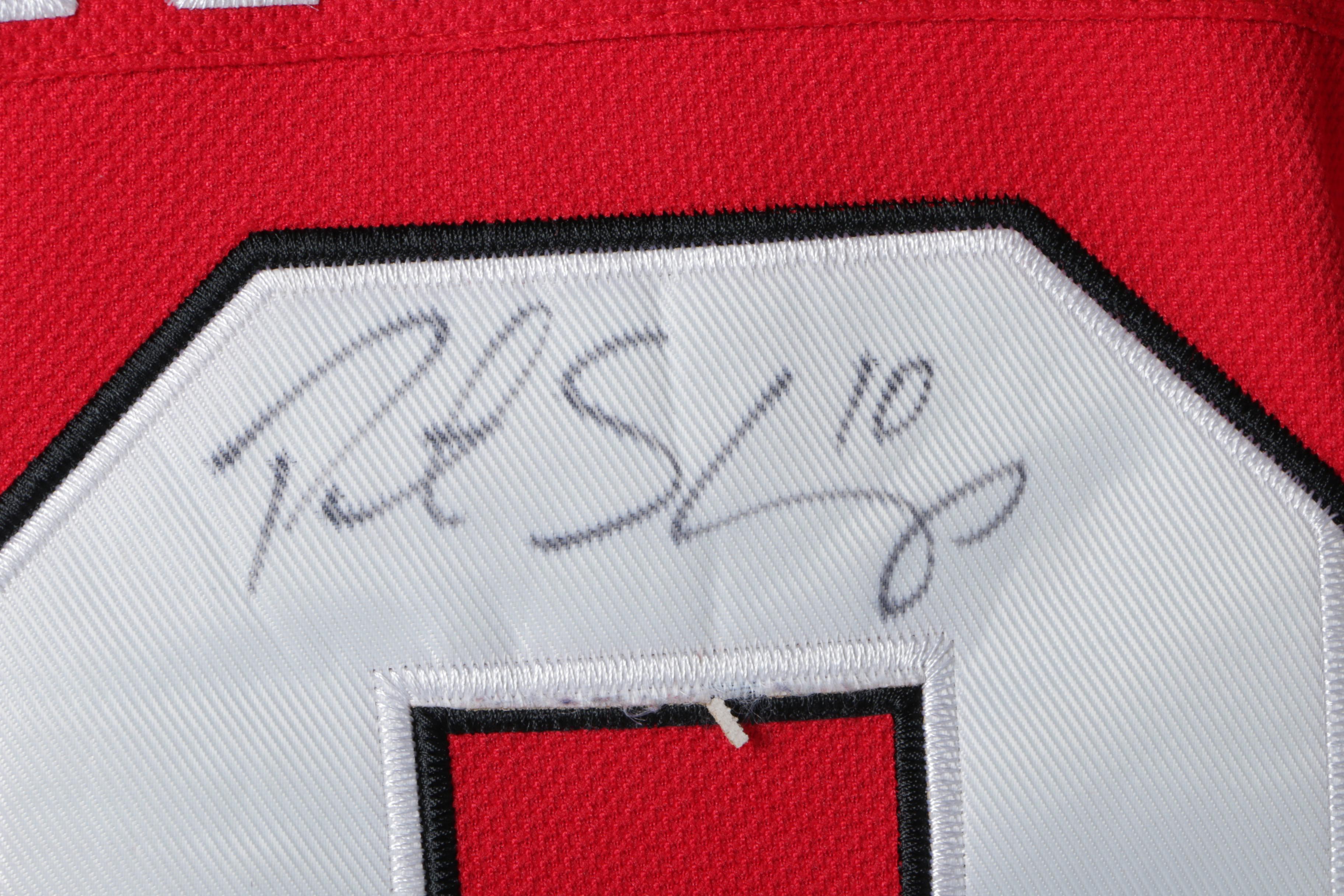 Patrick Sharp Autographed Chicago Blackhawks Jersey