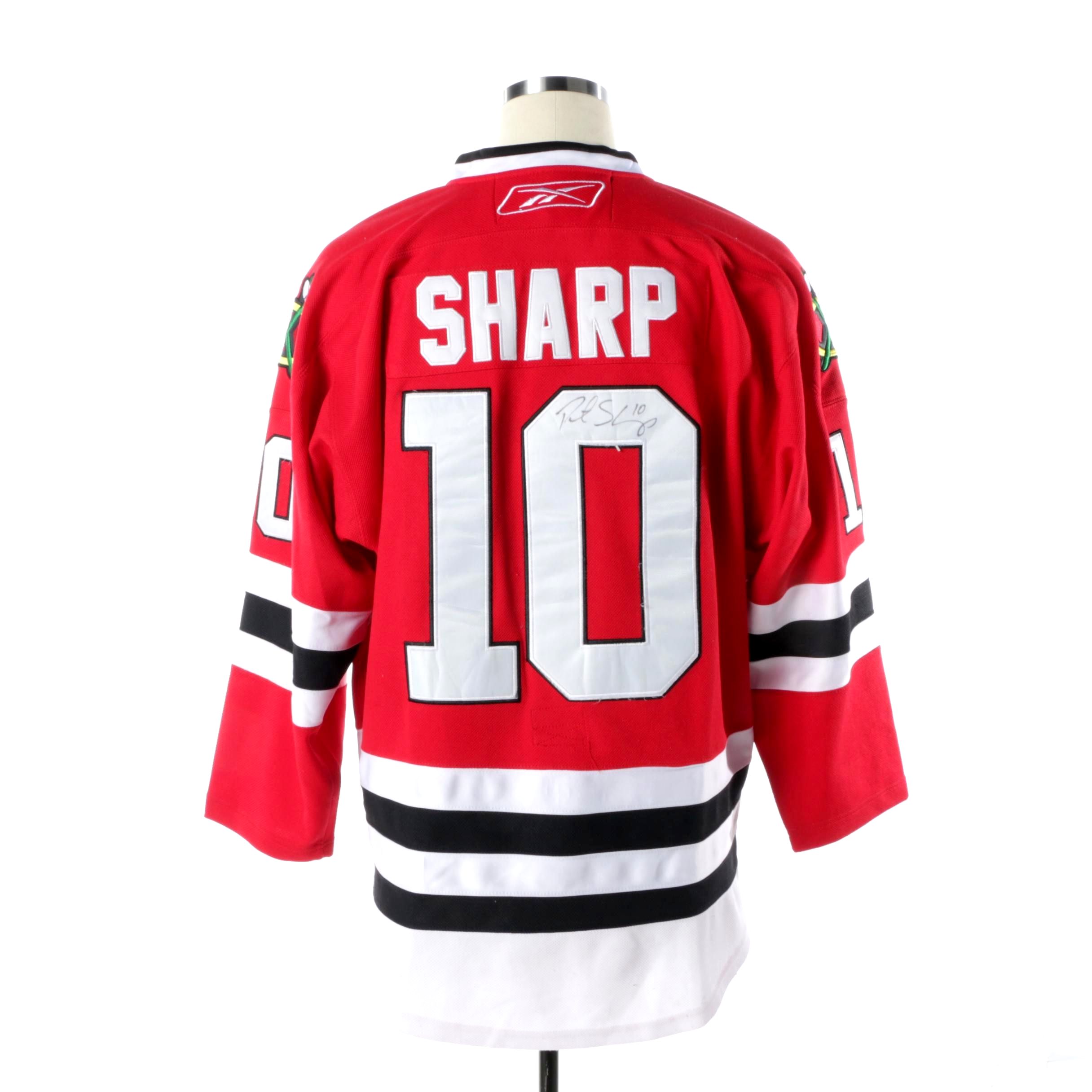 Patrick Sharp Autographed Chicago Blackhawks Jersey