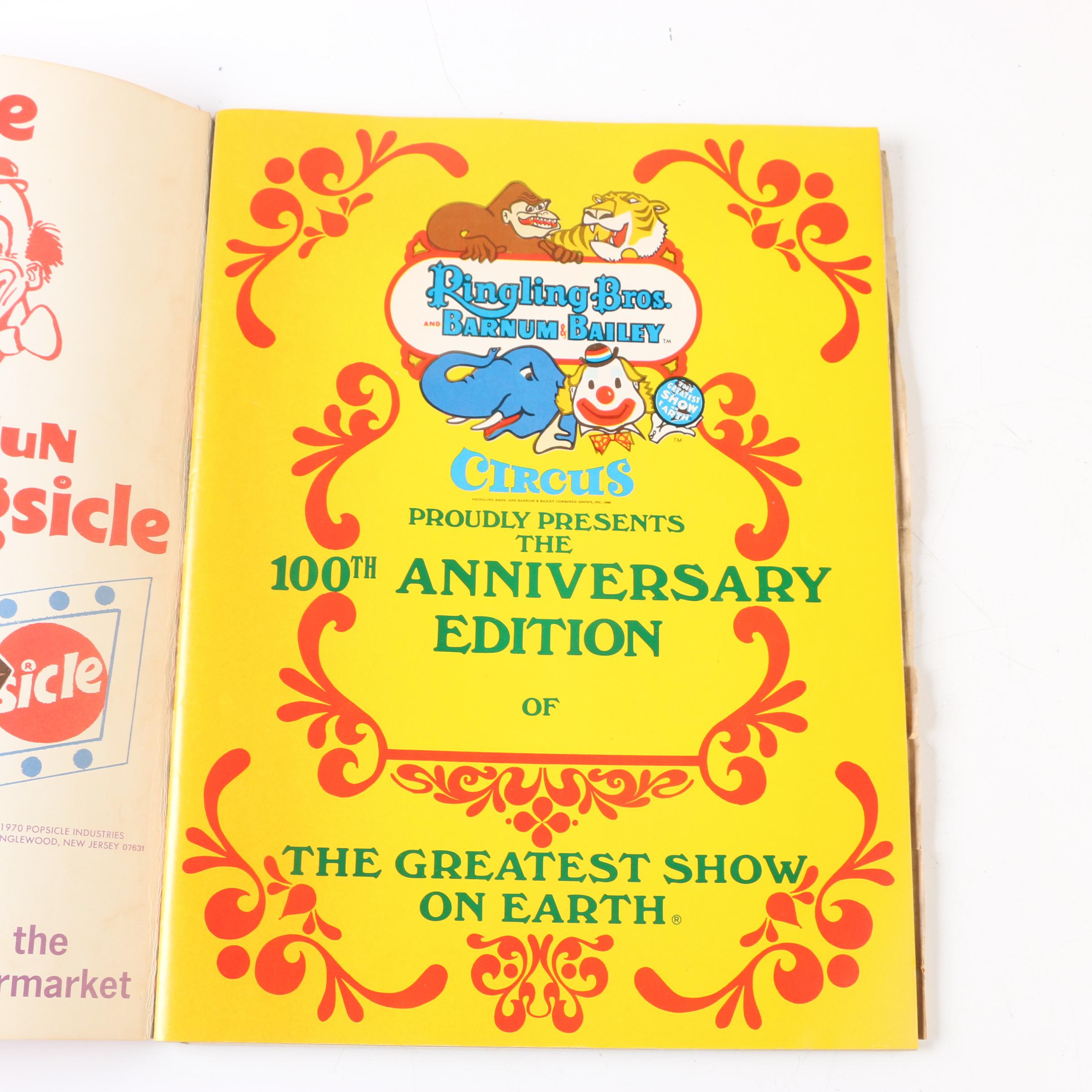 100th Anniversary Ringling Bros. and Barnum & Bailey Circus Program and Magazine