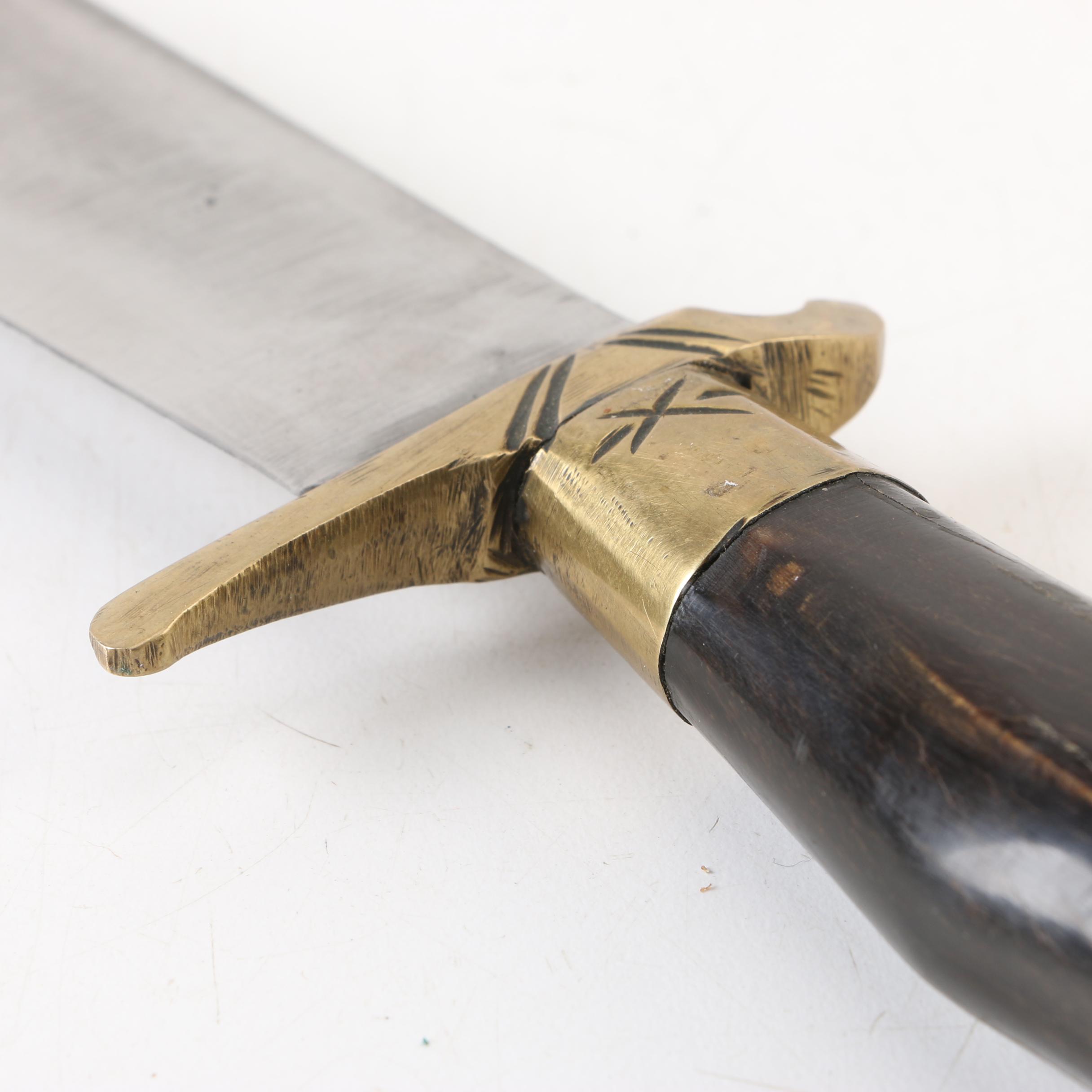 Vintage Philippines Fixed Blade Theater Made Style Fighting Knife