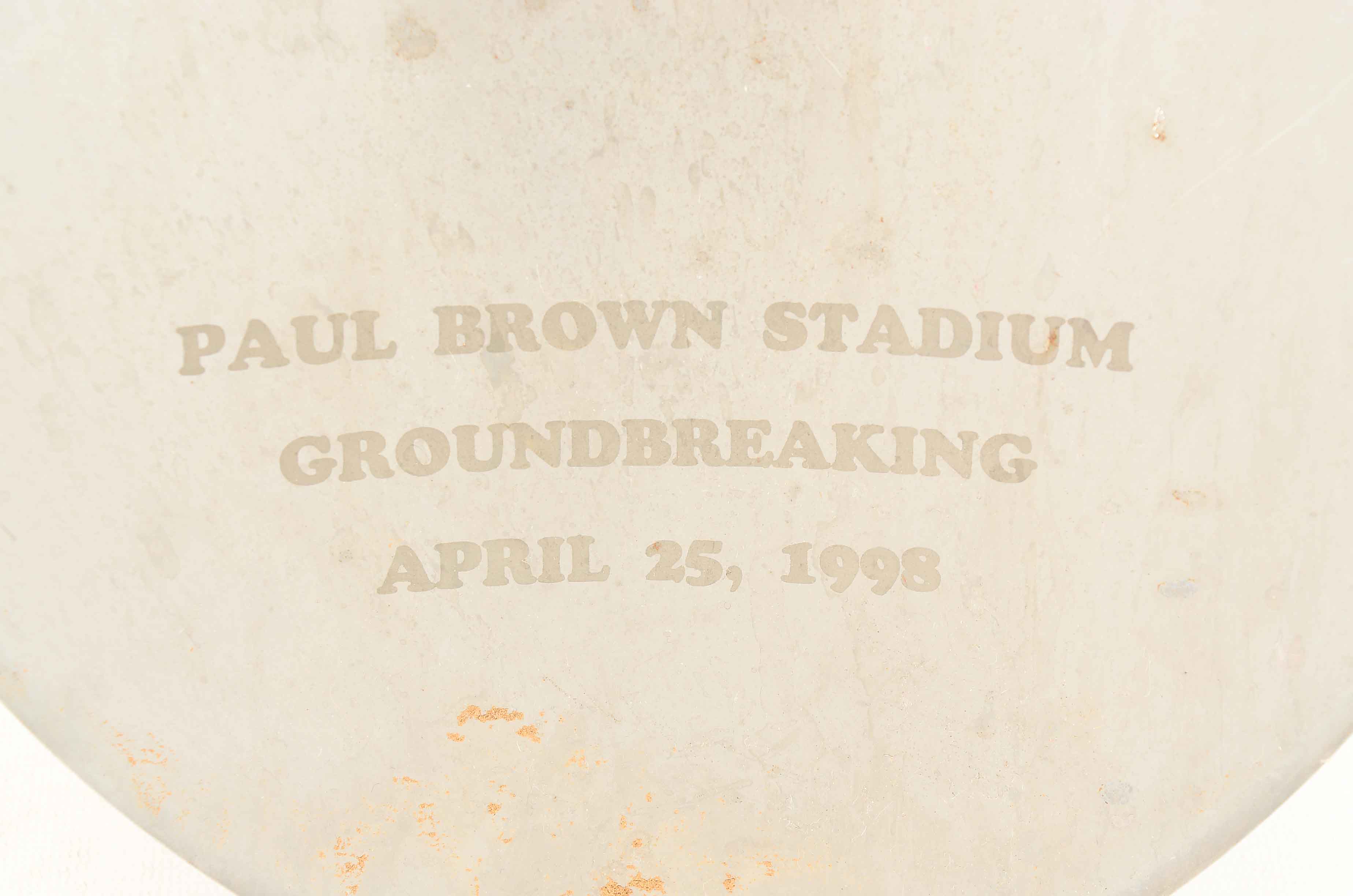Paul Brown Ground Breaking Ceremonial Shovel