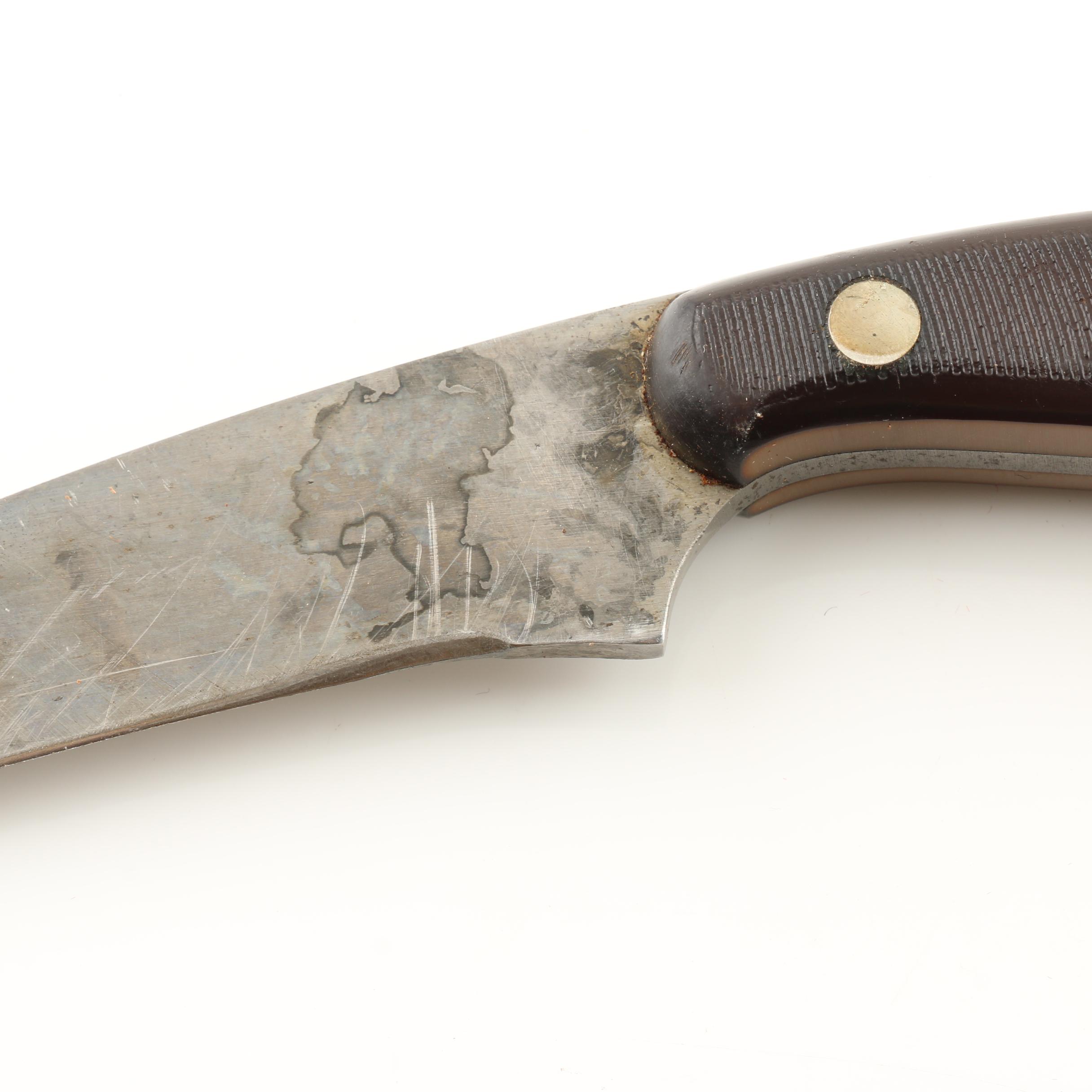 Schrade Old Timer Model 1580 T Fixed Blade Knife