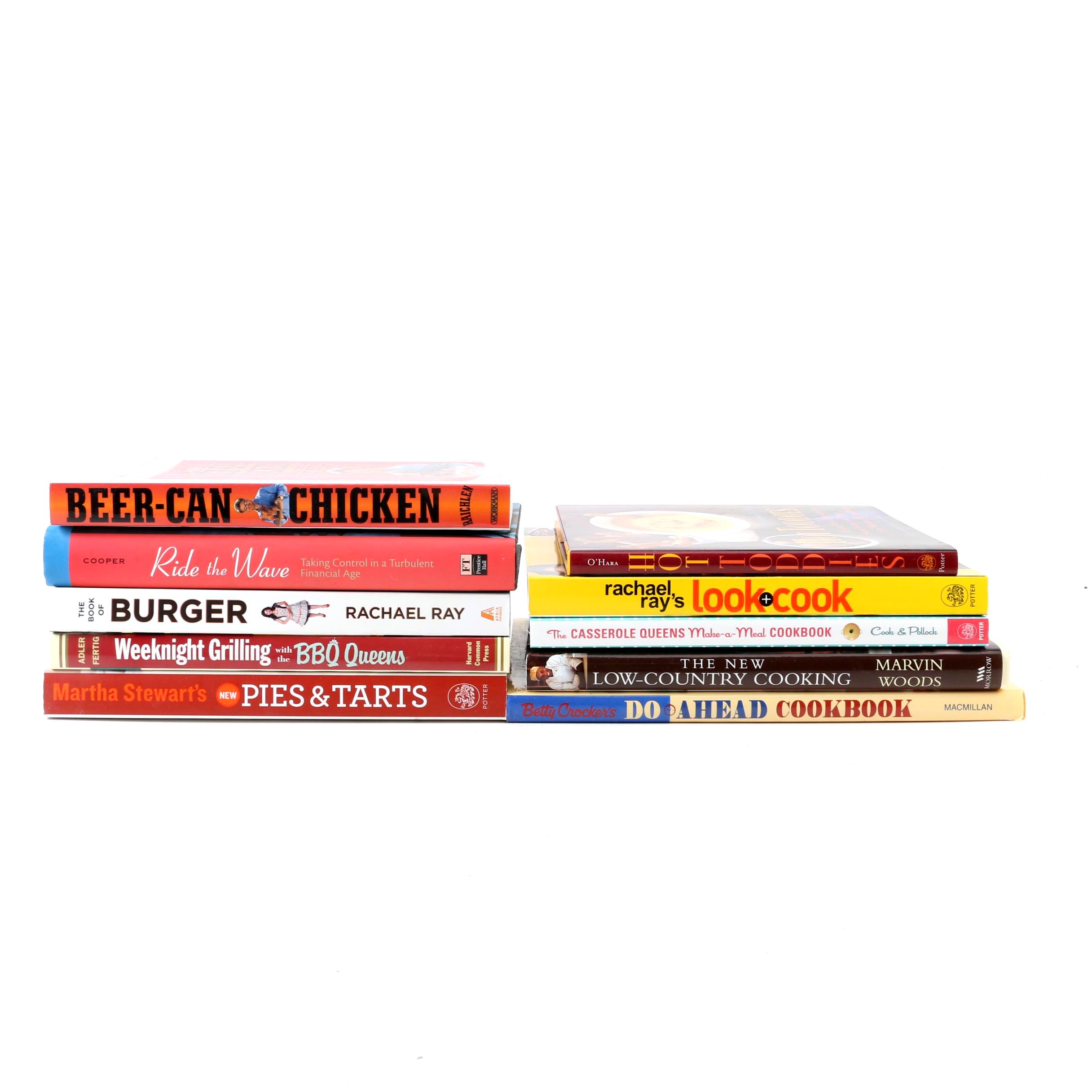 Modern Cookbooks Including Signed "Weeknight Grilling with the BBQ Queens"