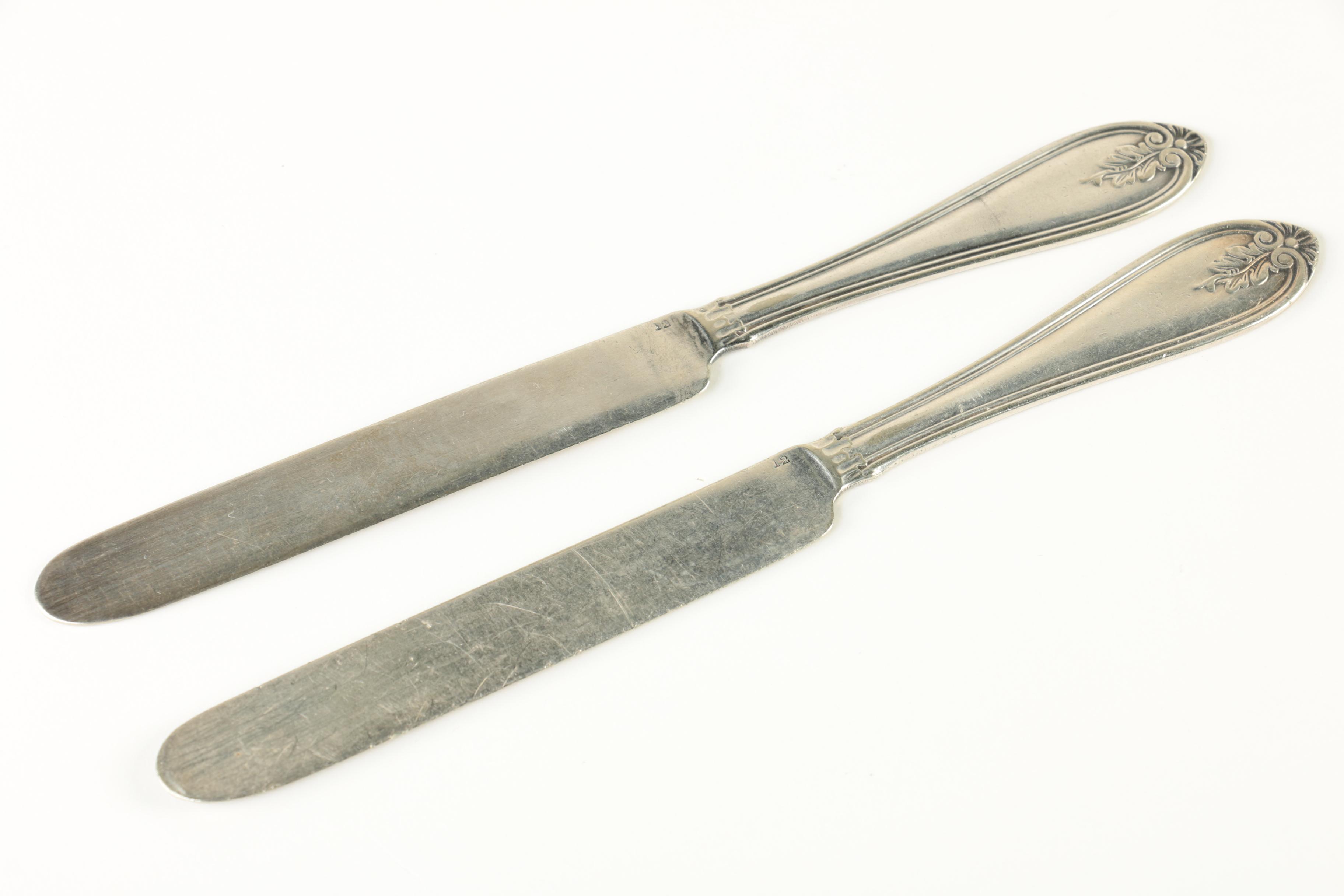 1793 Richard Cross Sterling Spoon with 800 Silver and Albert Coles 900 Silver