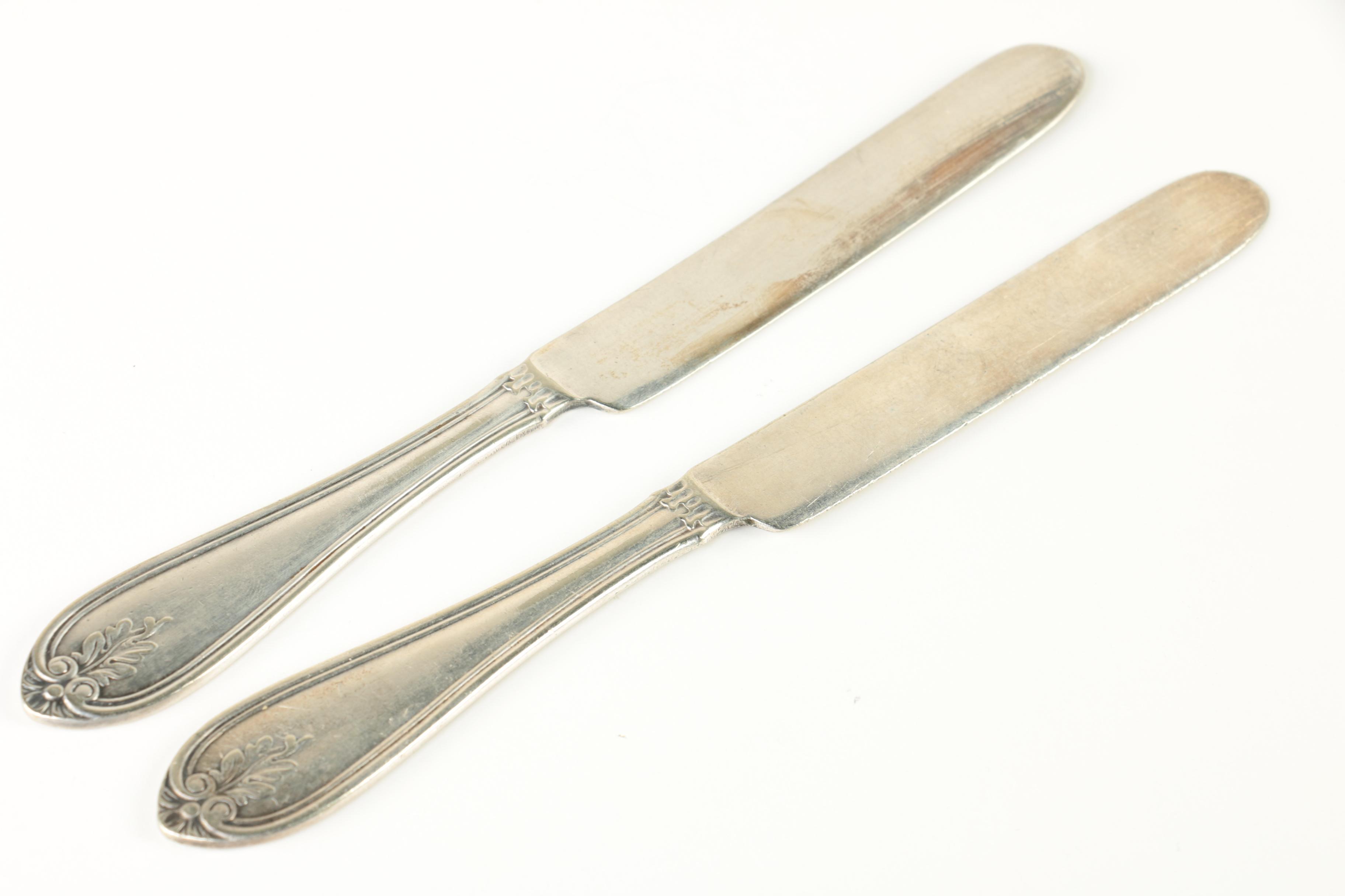 1793 Richard Cross Sterling Spoon with 800 Silver and Albert Coles 900 Silver