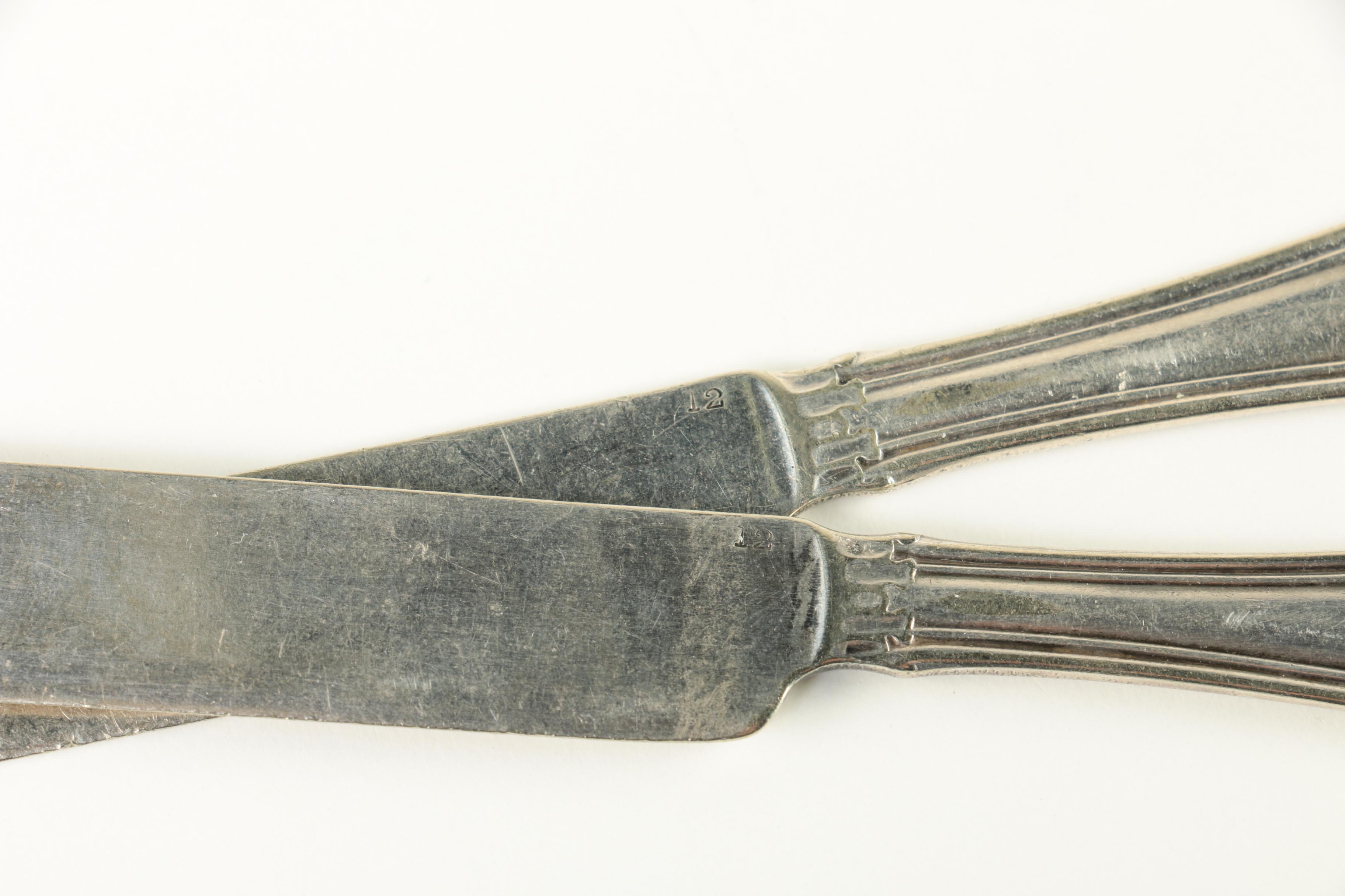 1793 Richard Cross Sterling Spoon with 800 Silver and Albert Coles 900 Silver